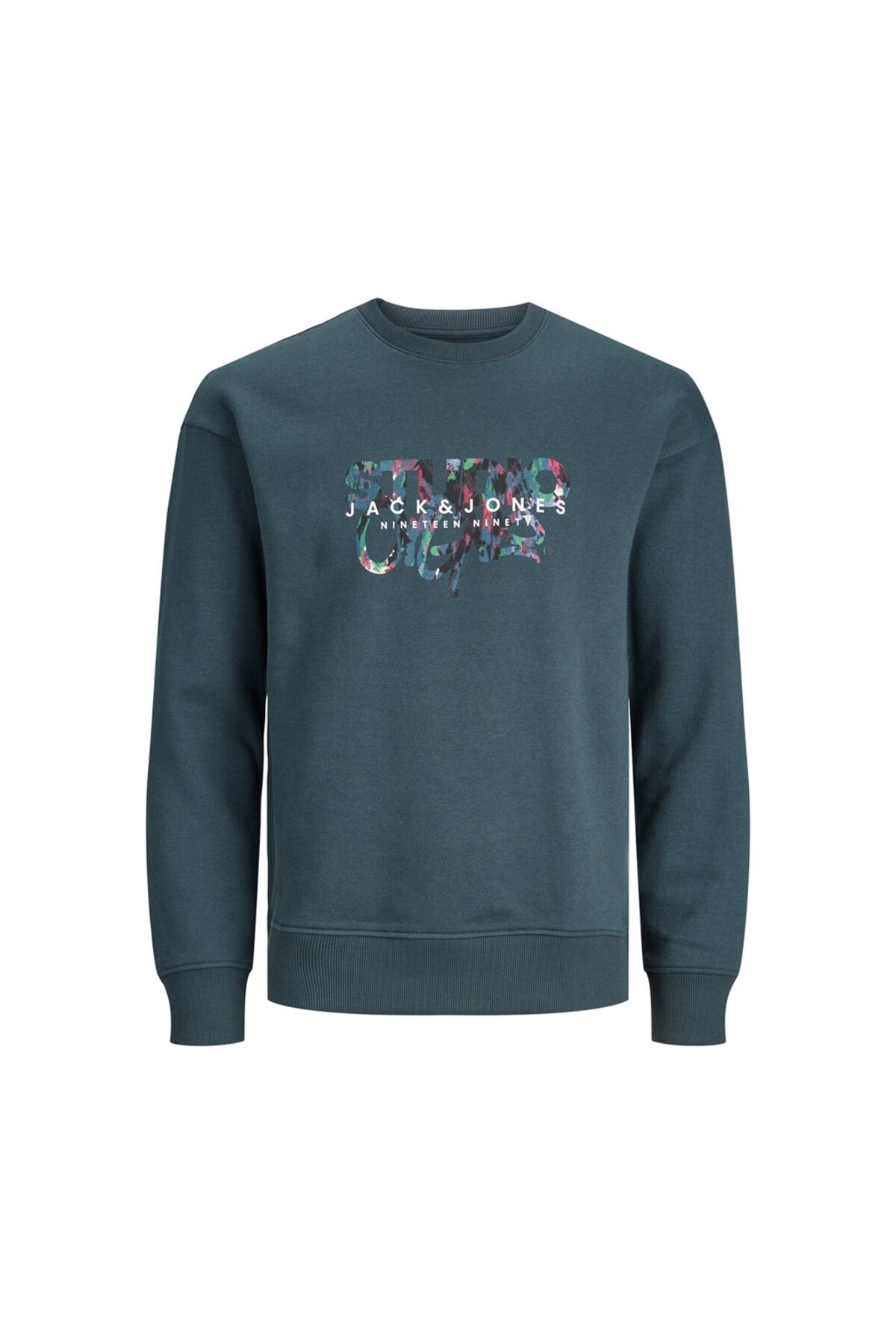 Jack & Jones Jorsilverlake Sweat Crew Erkek Sweatshirt 12242366