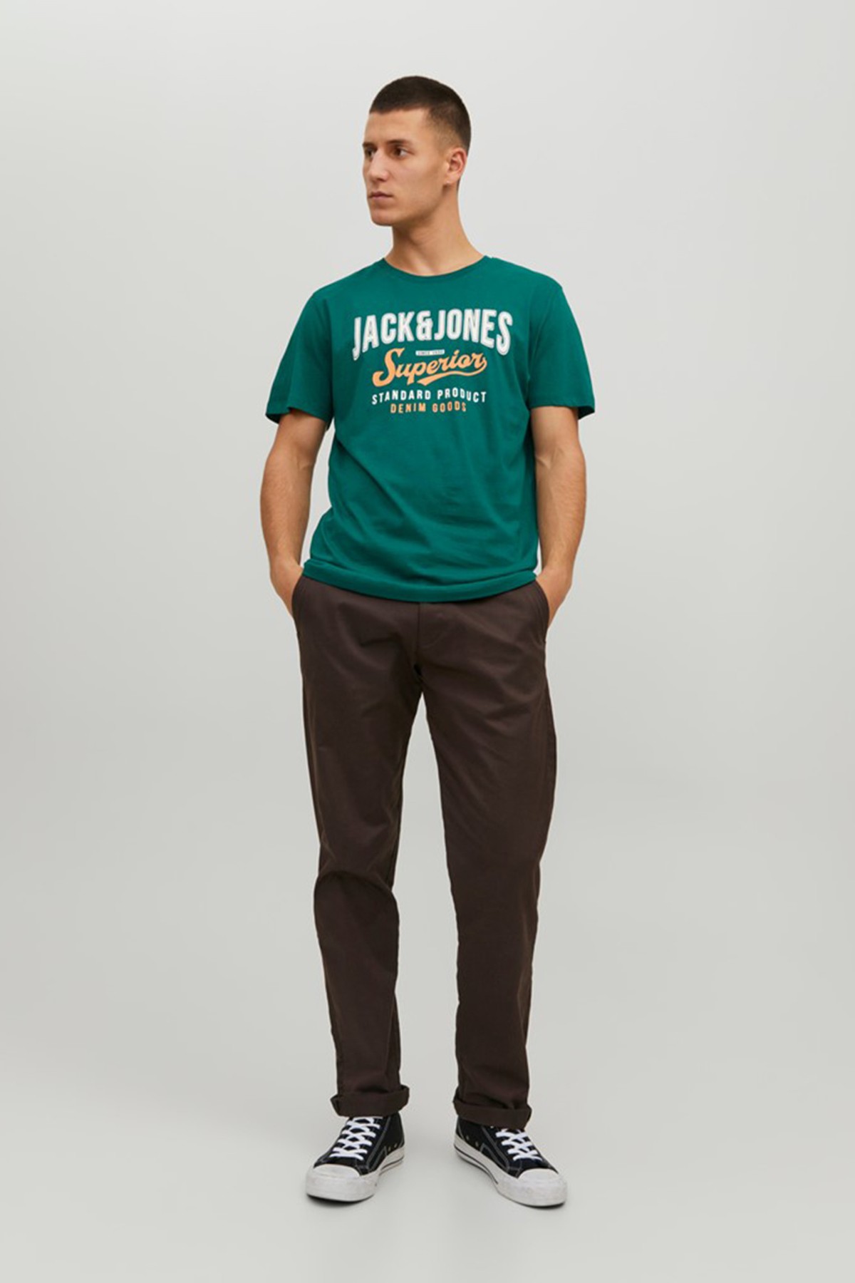 Jack & Jones JJELOGO TEE SS 12220500 Erkek T-Shirt