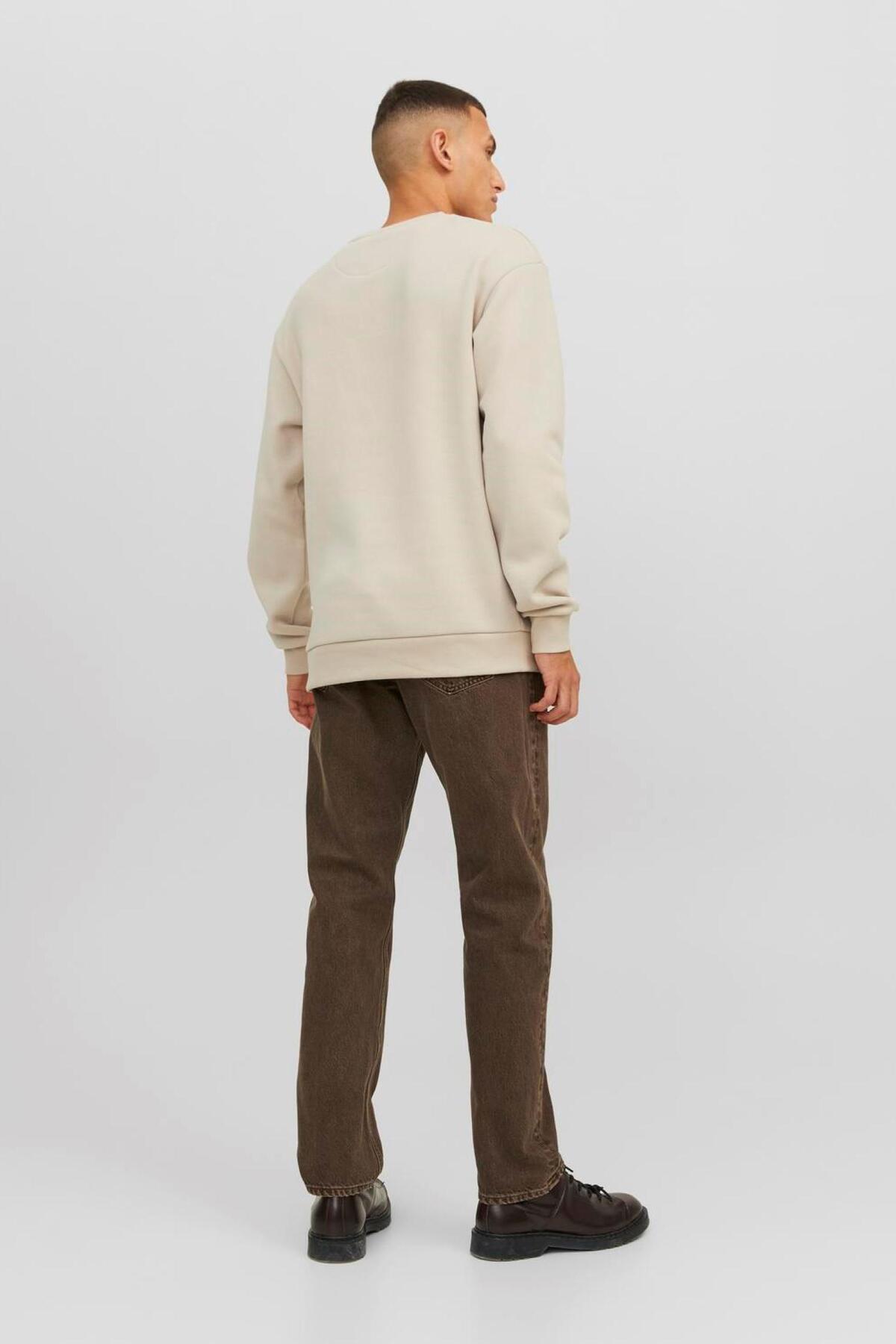Jack & Jones Jjebradley Sweat Crew Noos Erkek Sweatshirt 12249341