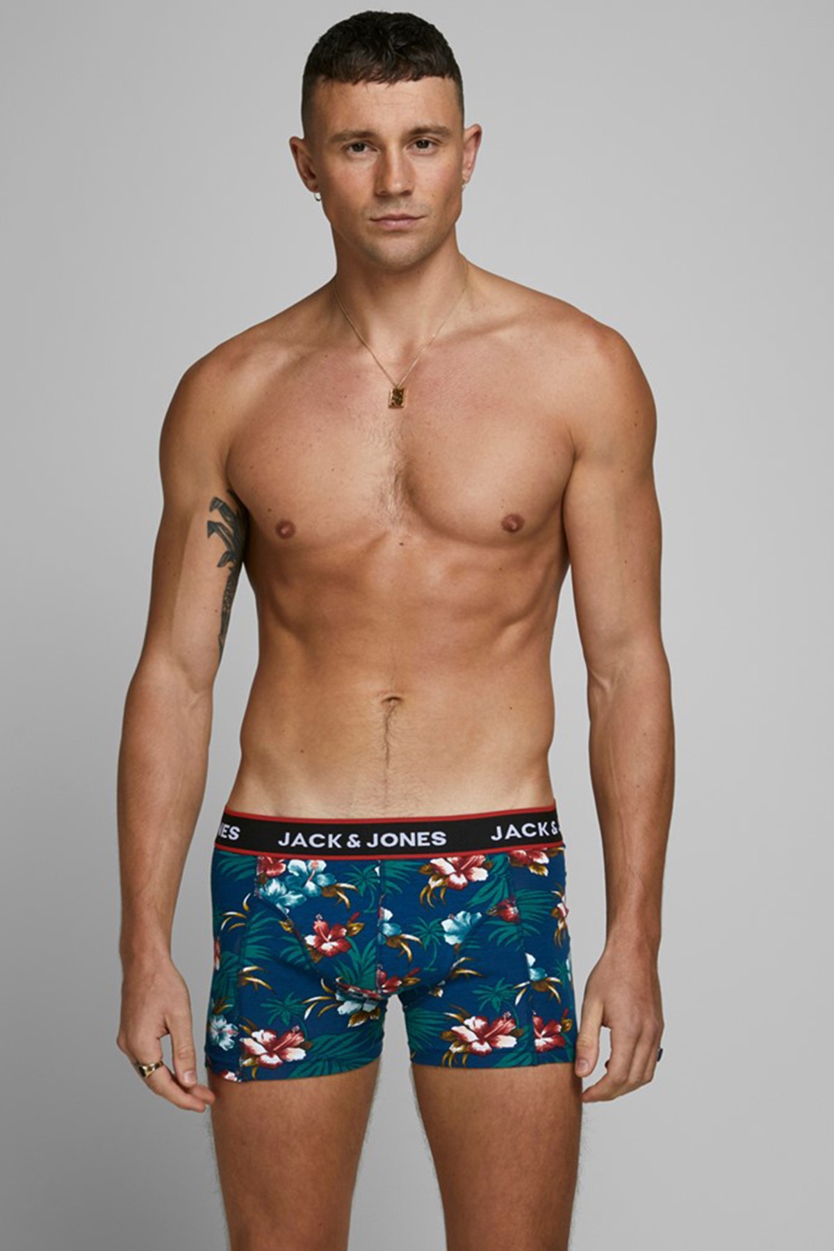 Jack & Jones JACFLOWER 12171253 3'lü Boxer