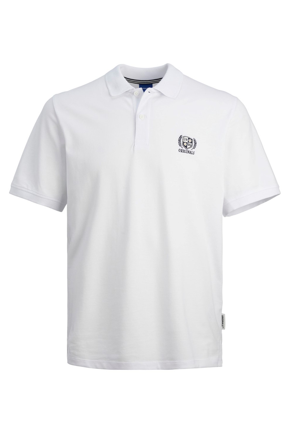 Jack & Jones JORNEUKOLLN POLO SS 12242695 Erkek Polo Yakak T-Shirt - Bright White