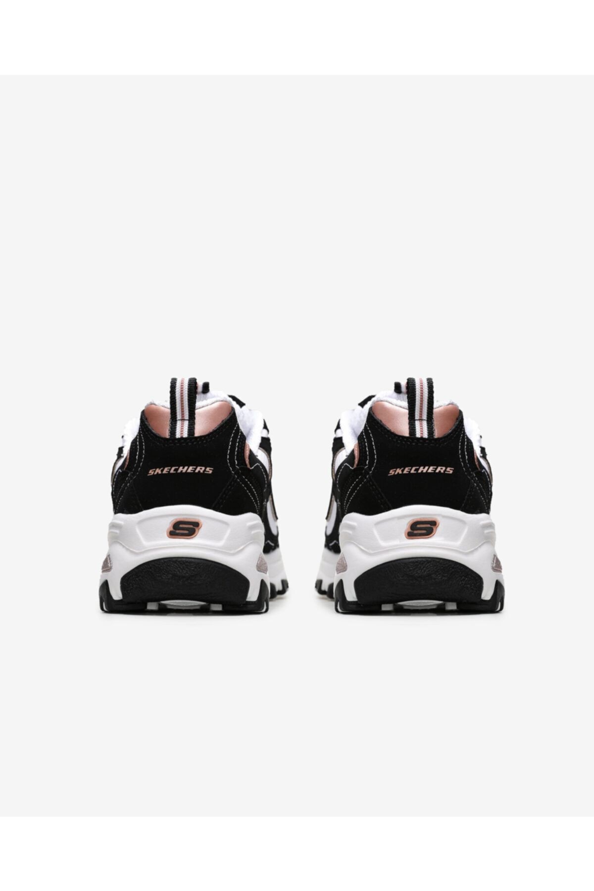 Skechers D'LİTES-DEVOTED FAN Kadın Siyah Sneakers - 13154 BKRG