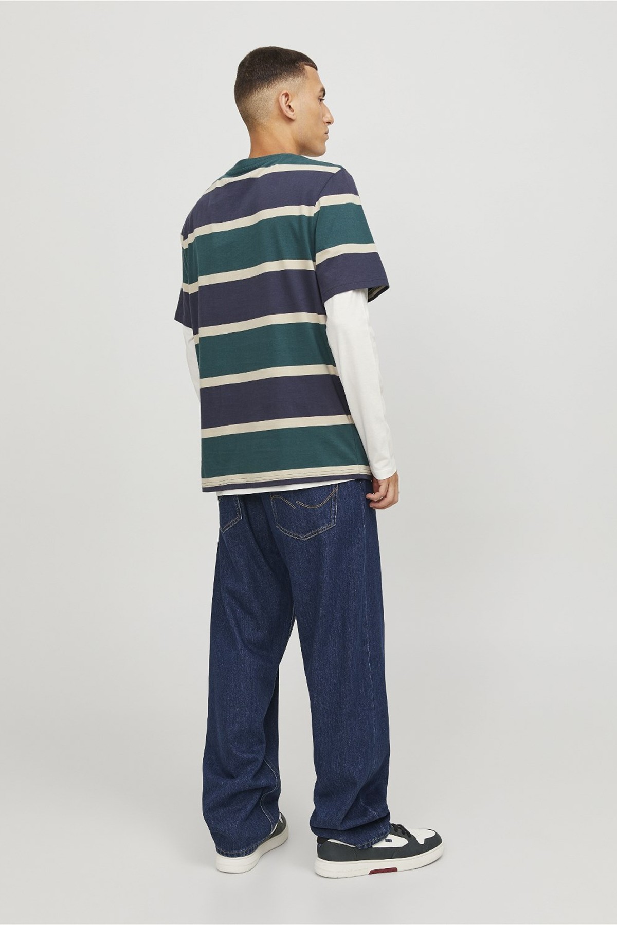 Jack & Jones Jjieddie Jjoriginal Mf 924 Sn Loose Fit Erkek Kot Pantolon 12249028