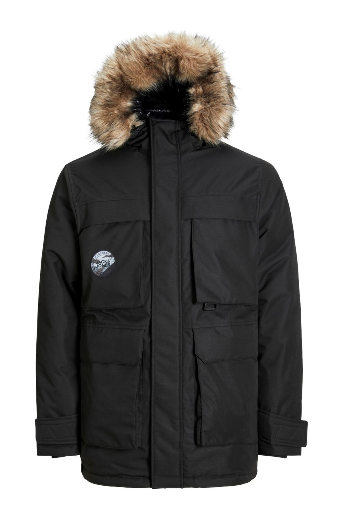 Jack & Jones Jjstar Erkek Parka 12256892 - black badge