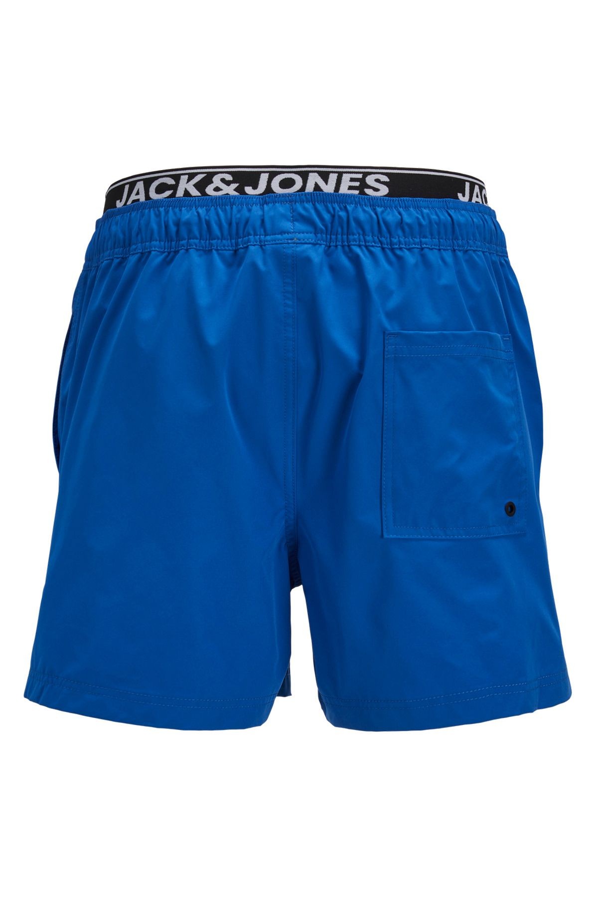 Jack & Jones Maui Erkek Logolu Beli Lastikli Deniz Şortu