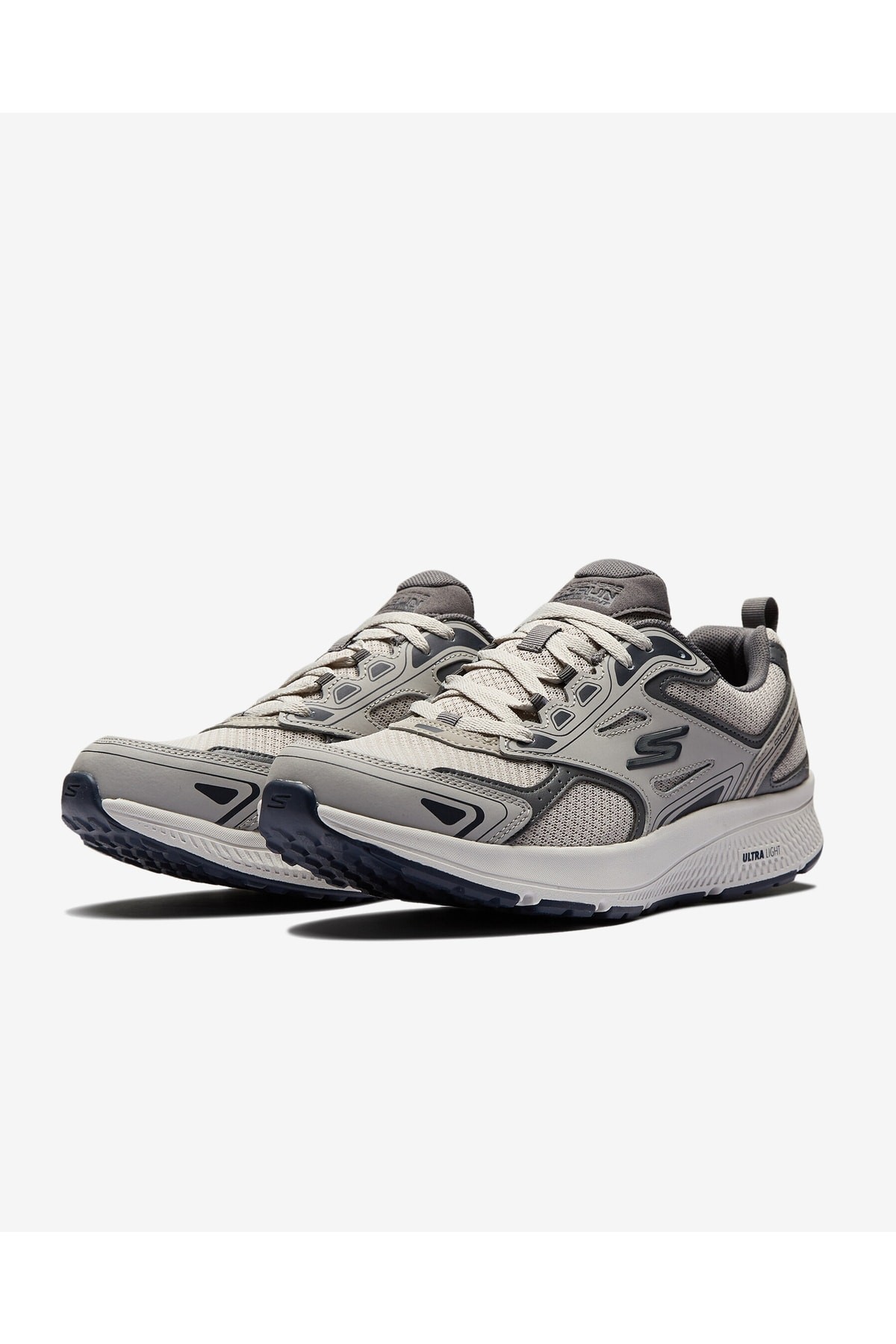 Skechers Go Run Consistent Erkek Gri Koşu Ayakkabısı 220034-GYNV