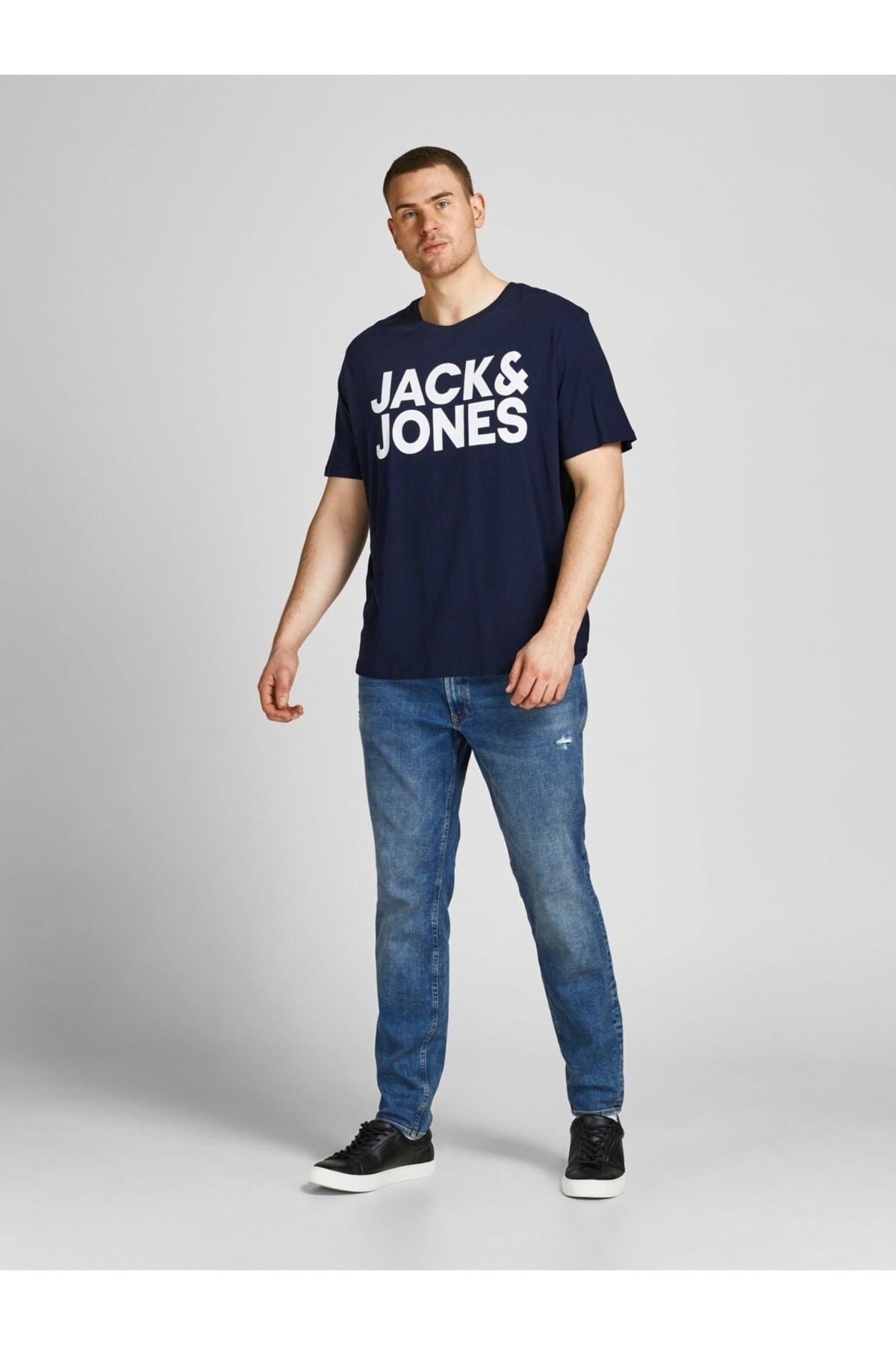 Jack & Jones Jjecorp Logo Tee Erkek Büyük Beden T-Shirt