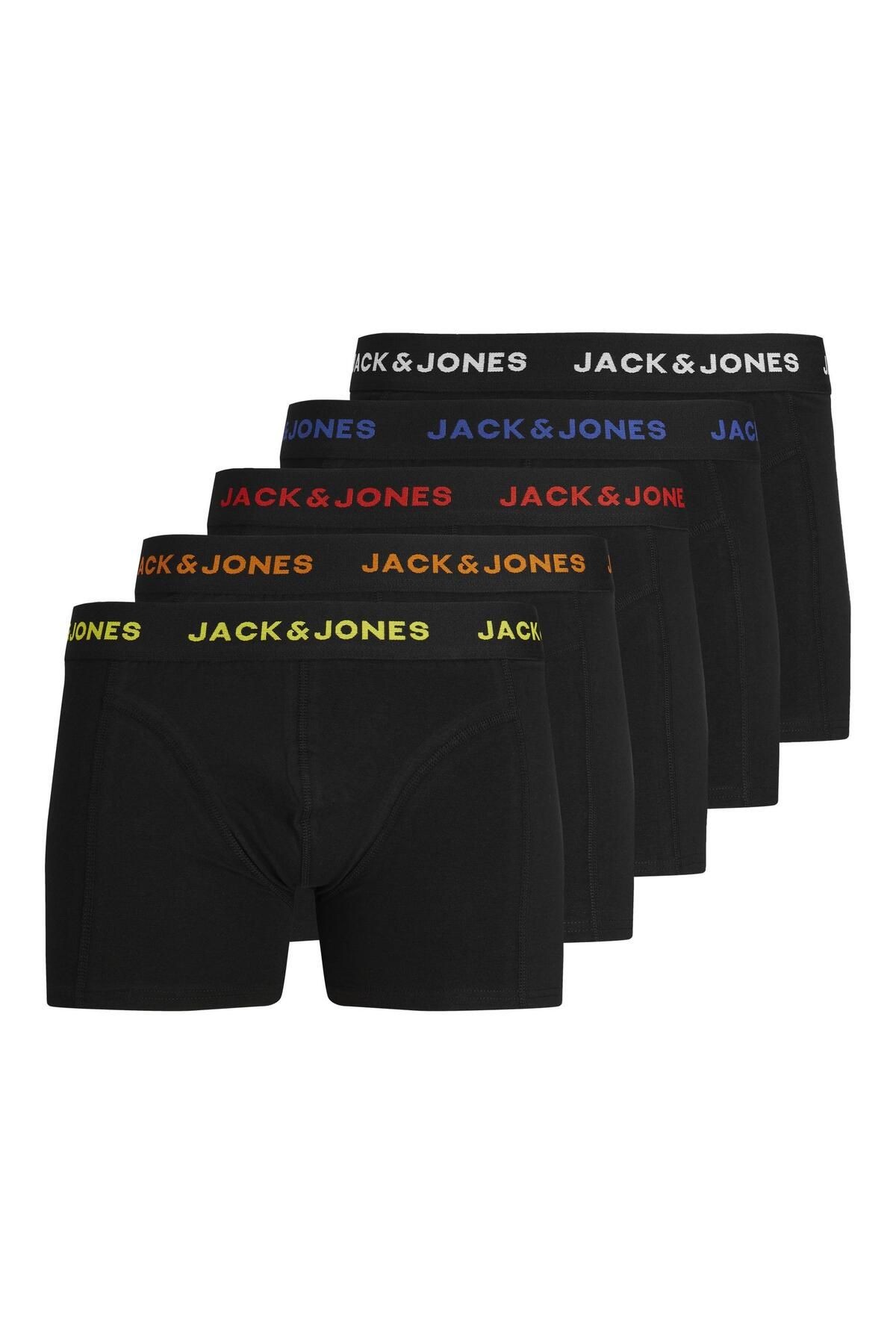 Jack & Jones Jacblack Friday Trunks 5'li Erkek Boxer 12242494