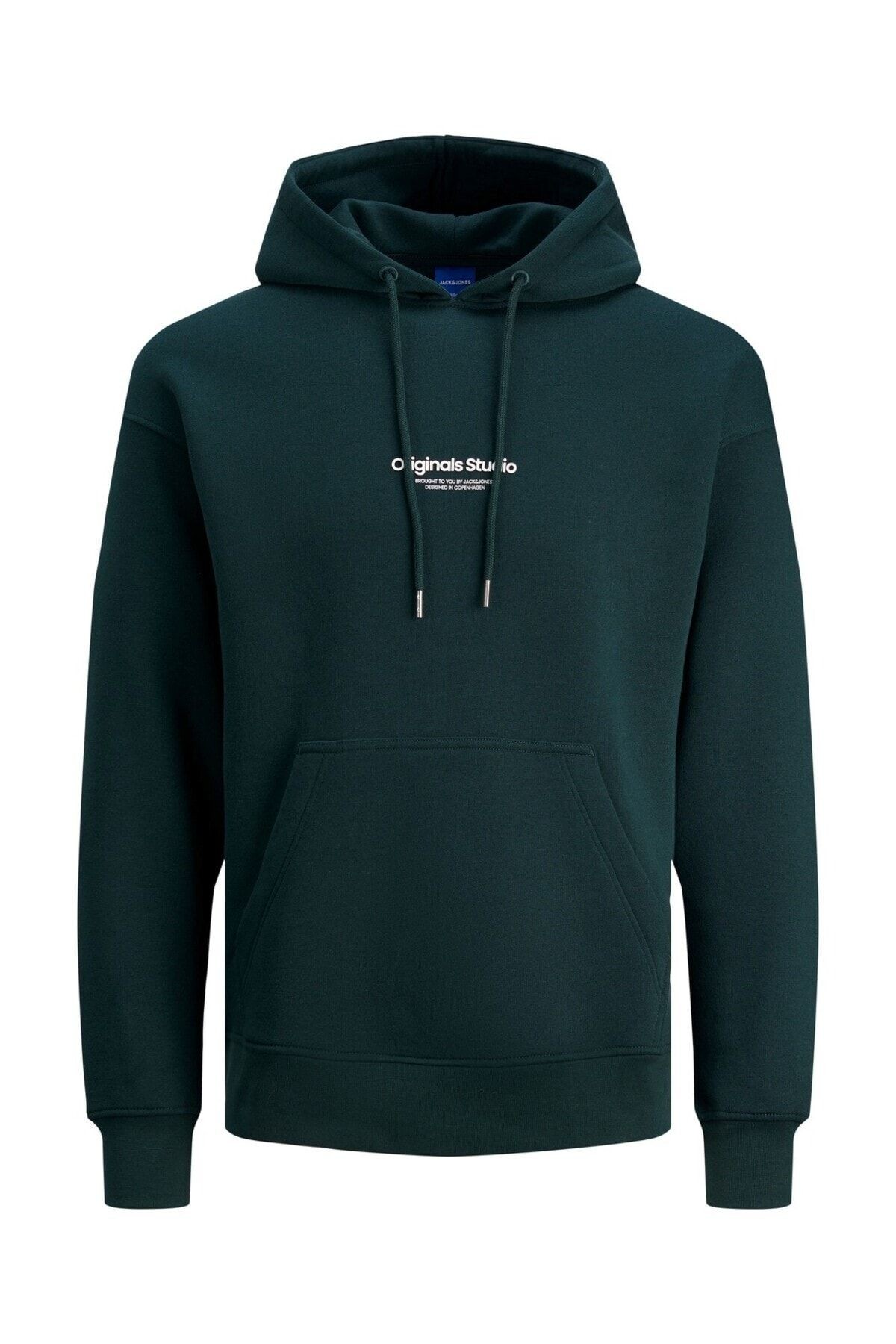 JACK JONES Erkek Kapüşonlu Önden Cepli Sweatshirt 12241687
