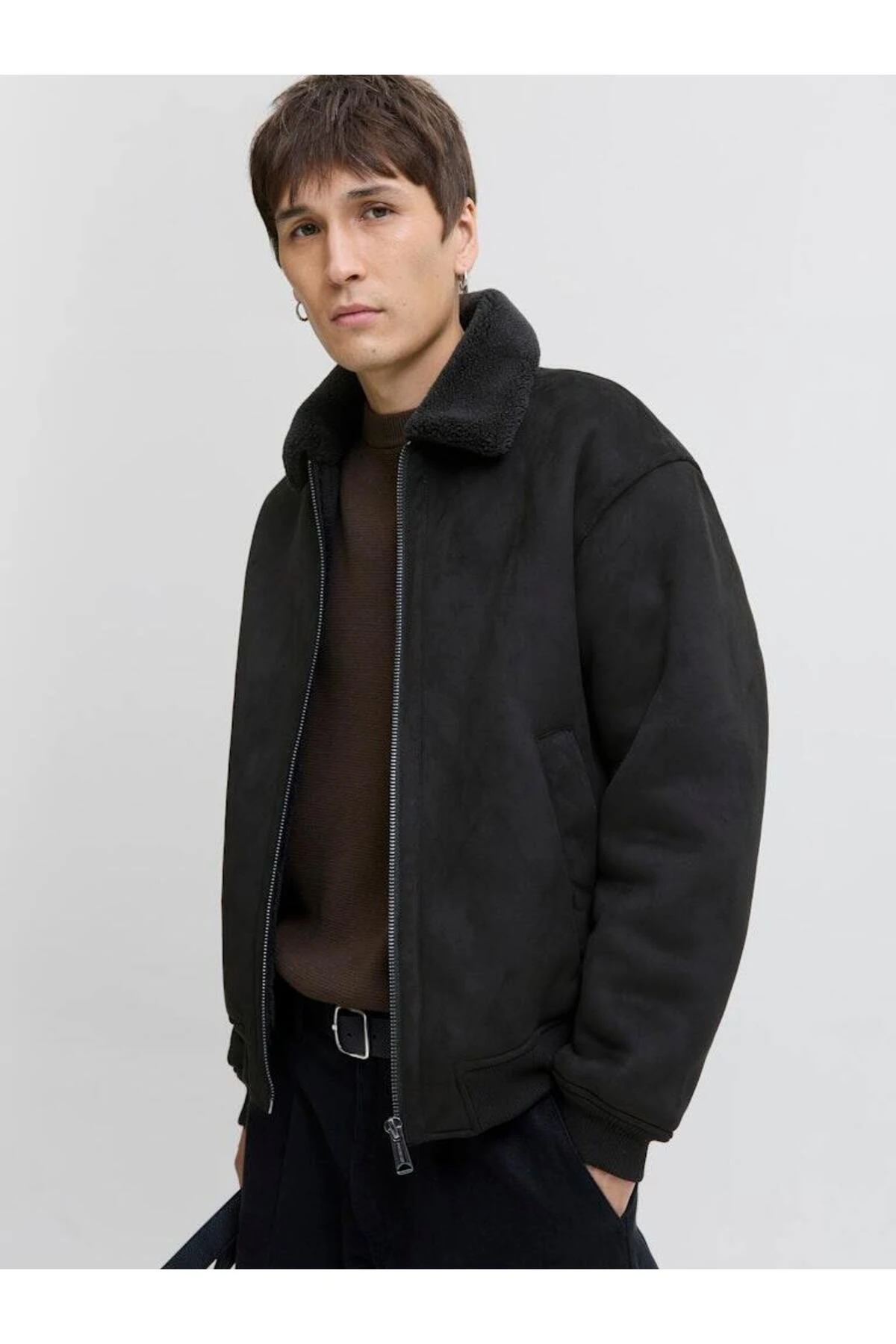 Jack & Jones Jprccluke Erkek Kadife Bomber Ceket 12282444