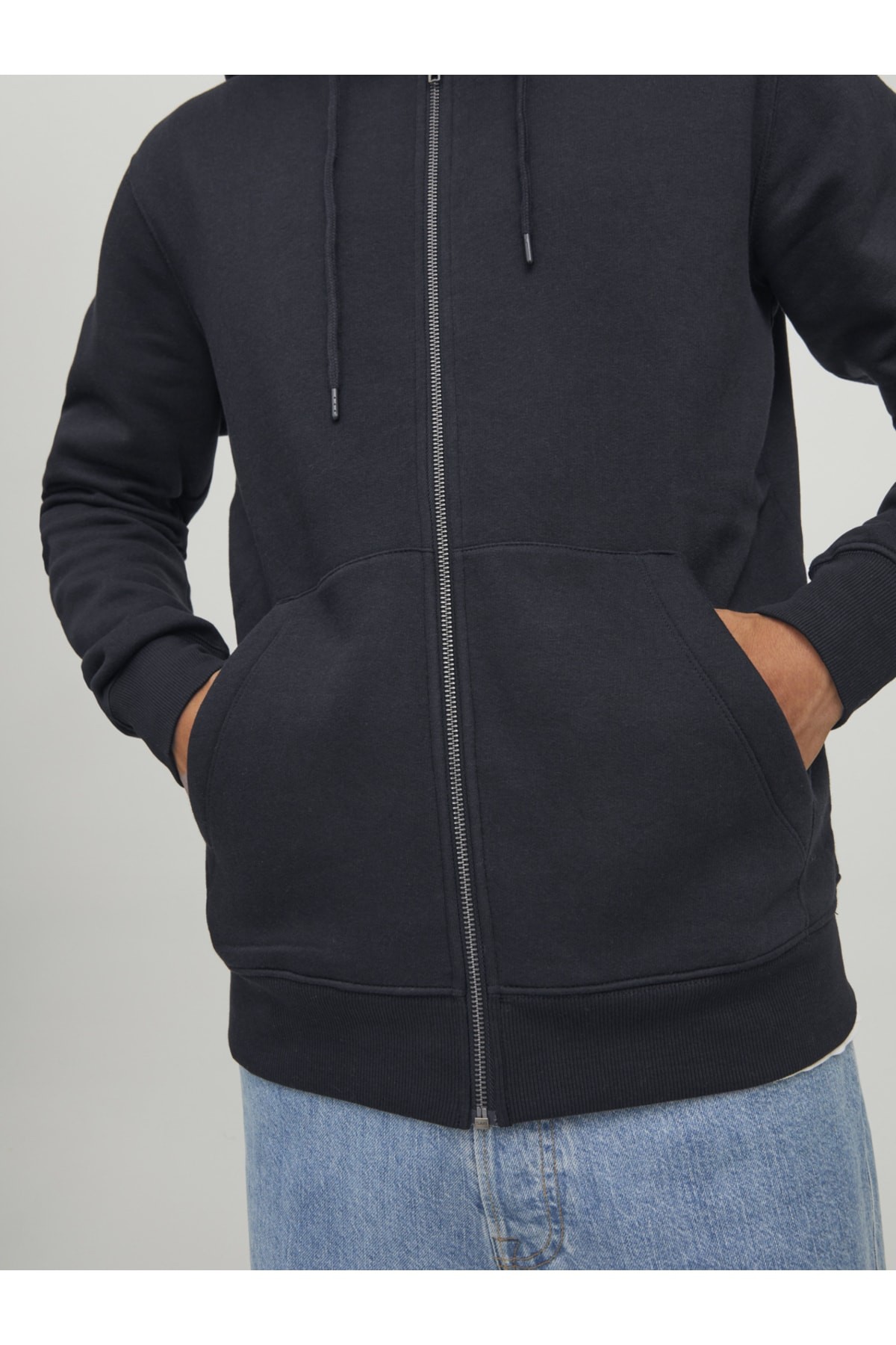 Jack & Jones JJESTAR BASIC SWEAT ZIP HOOD Erkek Sweatshirt 12210830