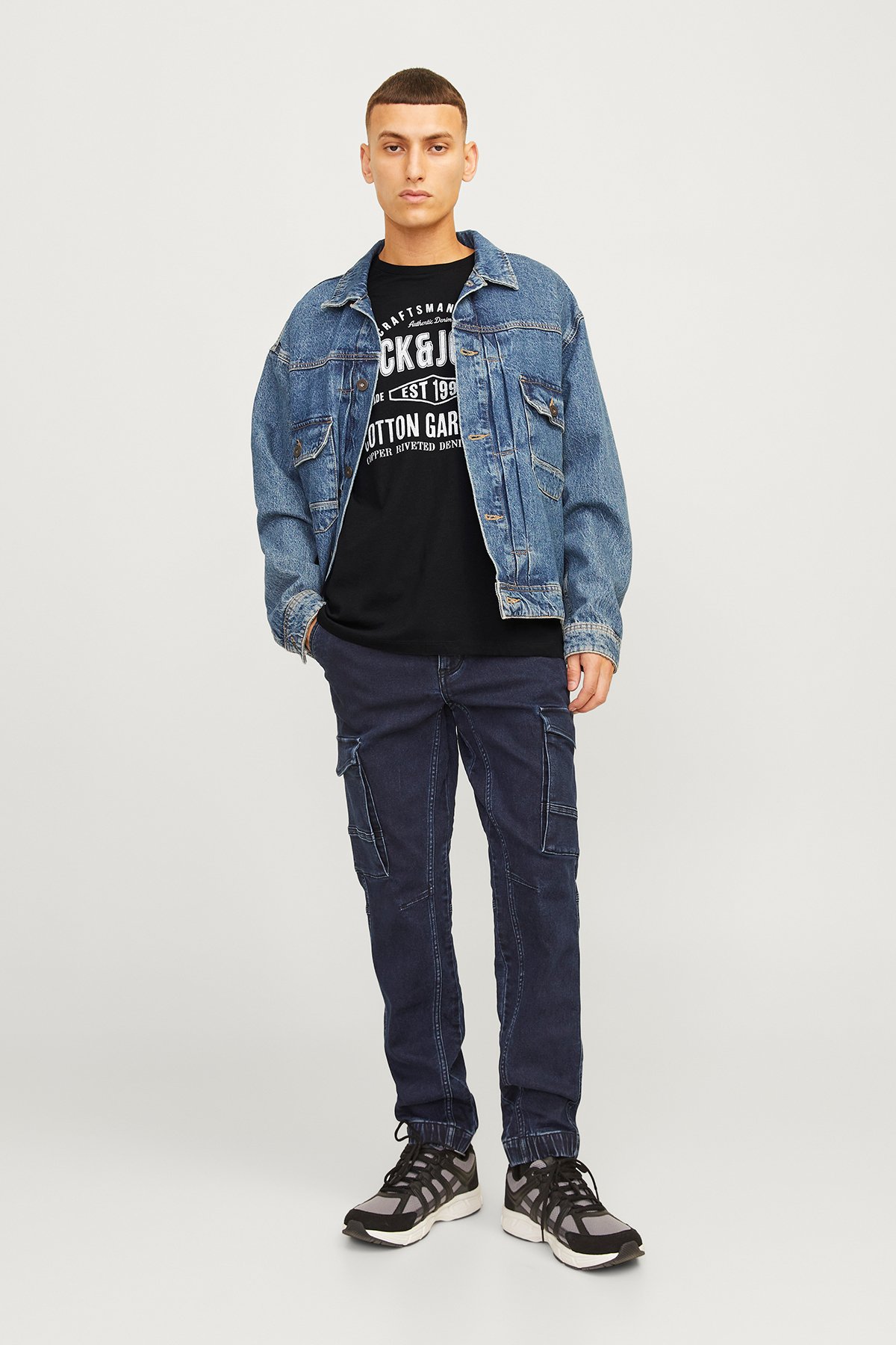 Jack & Jones Jjjeans Tee Erkek T-Shirt 12256779