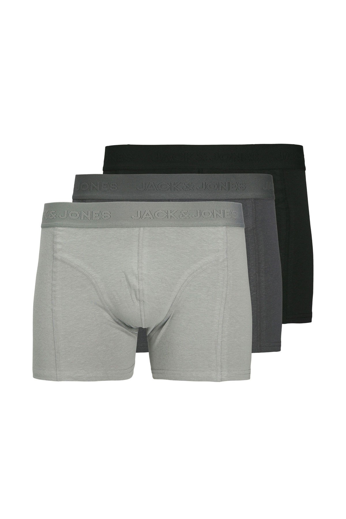 Jack & Jones JACORDINARY TRUNKS 3 PACK Siyah Erkek Boxer 12275575