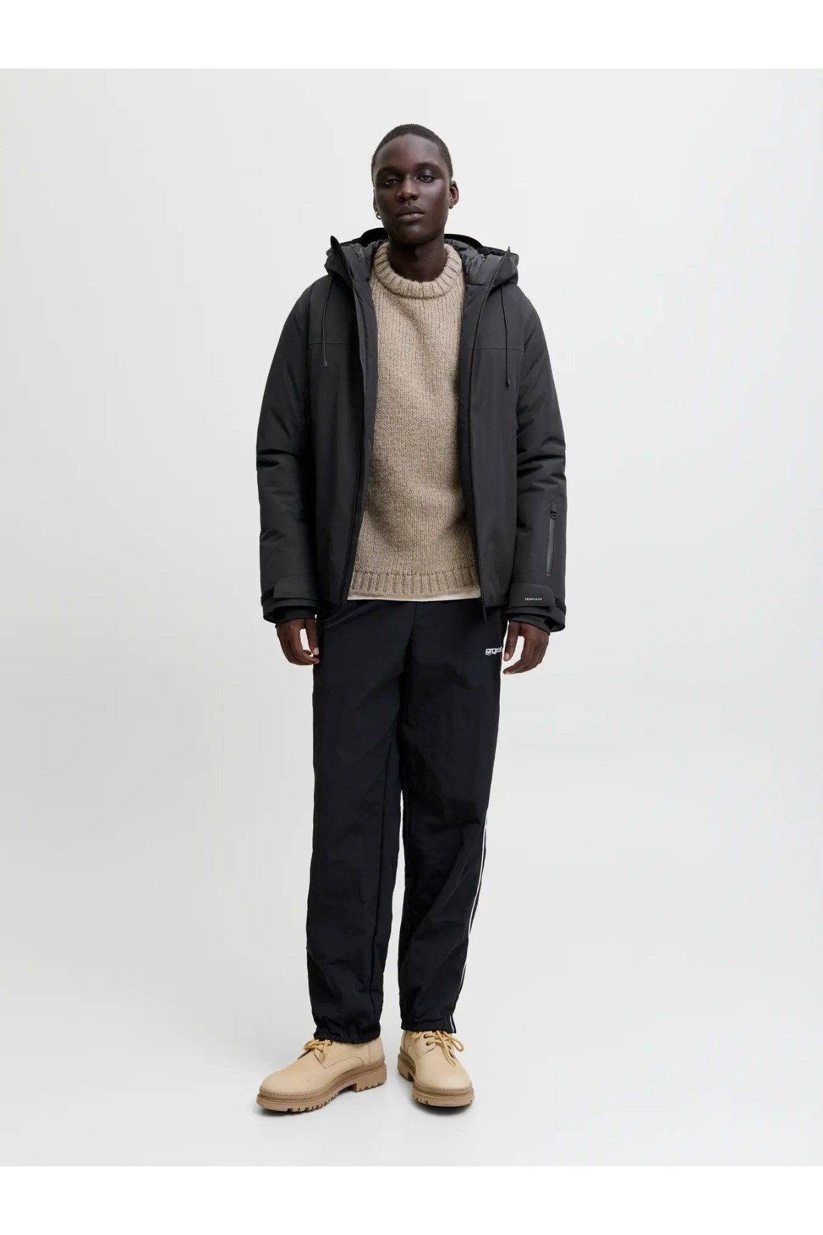 Jack & Jones JCOFUSION TECHNICAL JACKET Erkek Su Geçirmez Mont 12283166