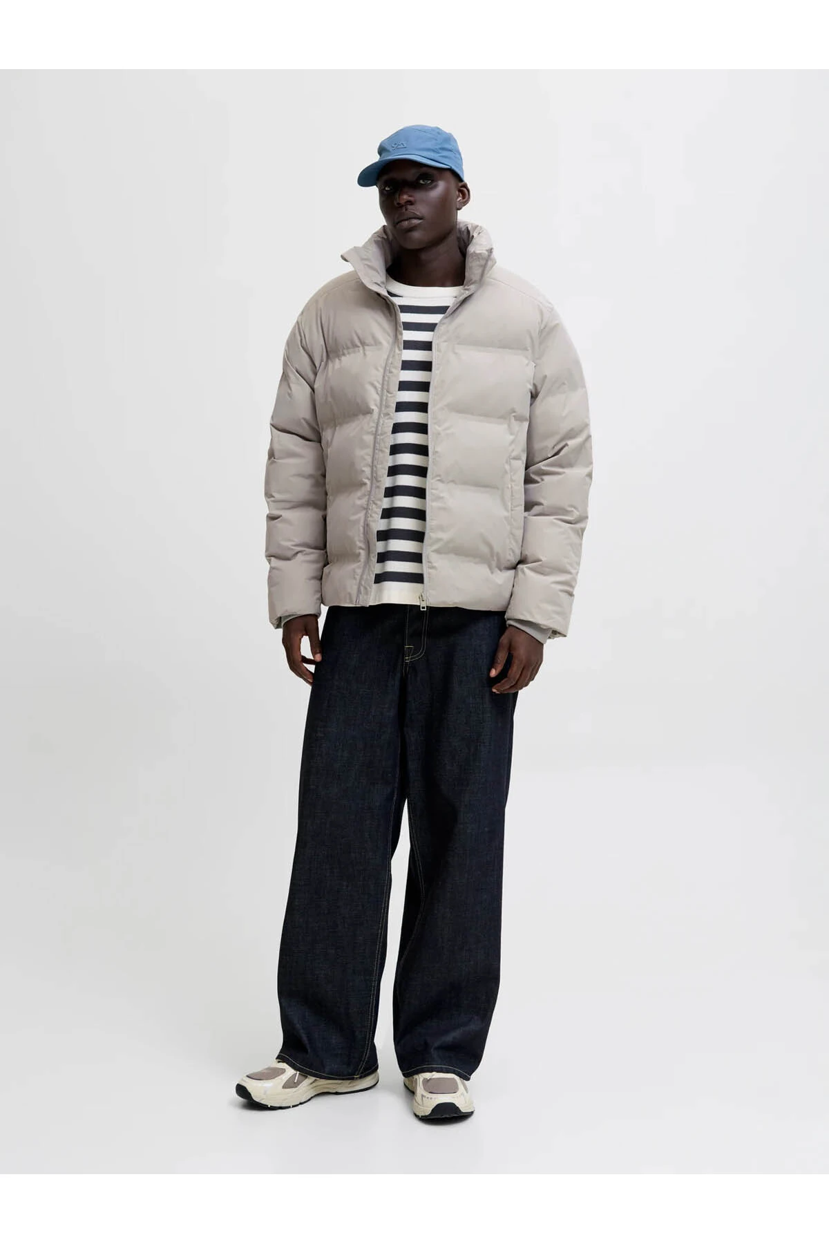 Jack & Jones Jjesoho Puffer Gri Erkek Mont 12278750