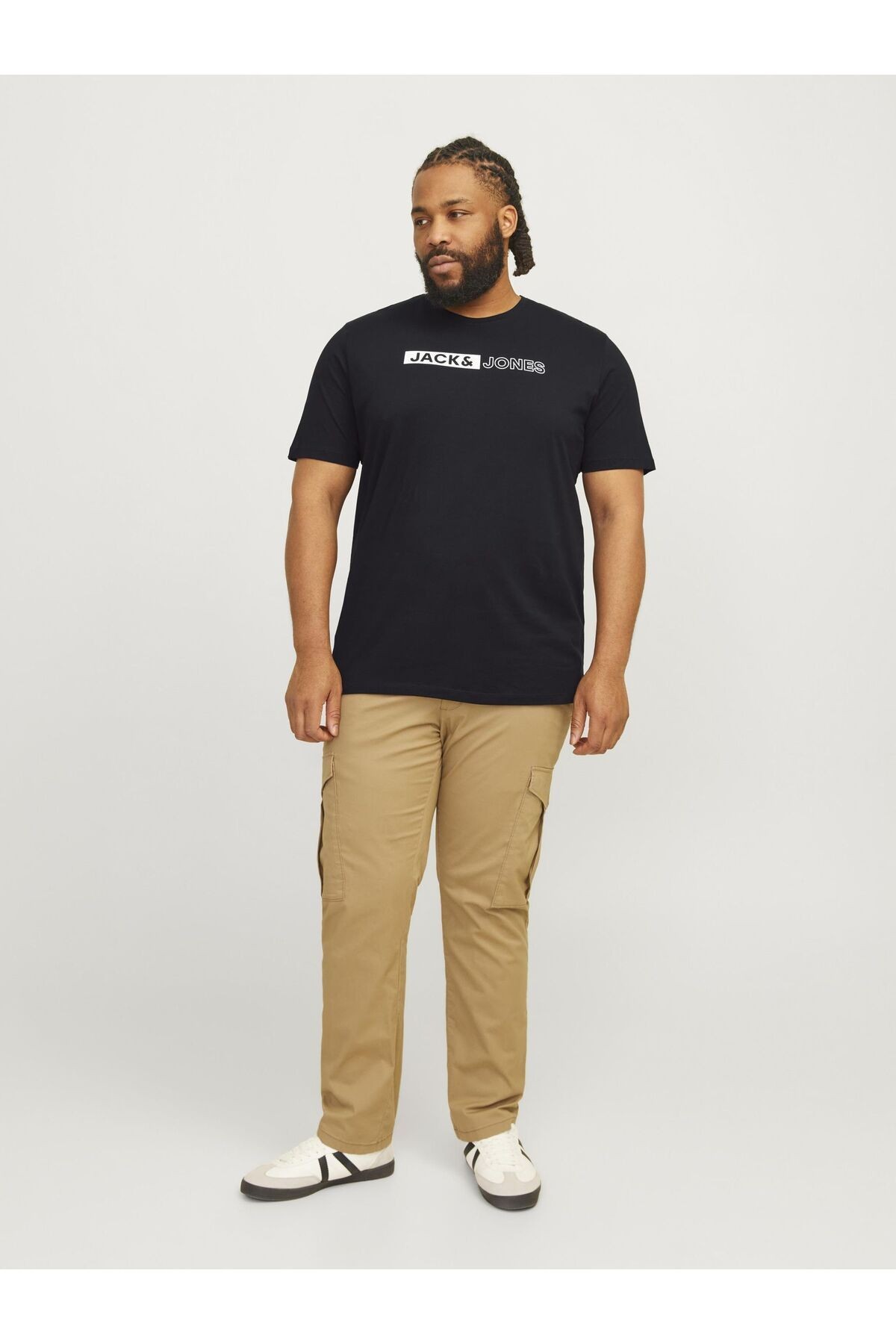 Jack & Jones JJECORP LOGO TEE PLAY Erkek Büyük Beden T-Shirt 12243630