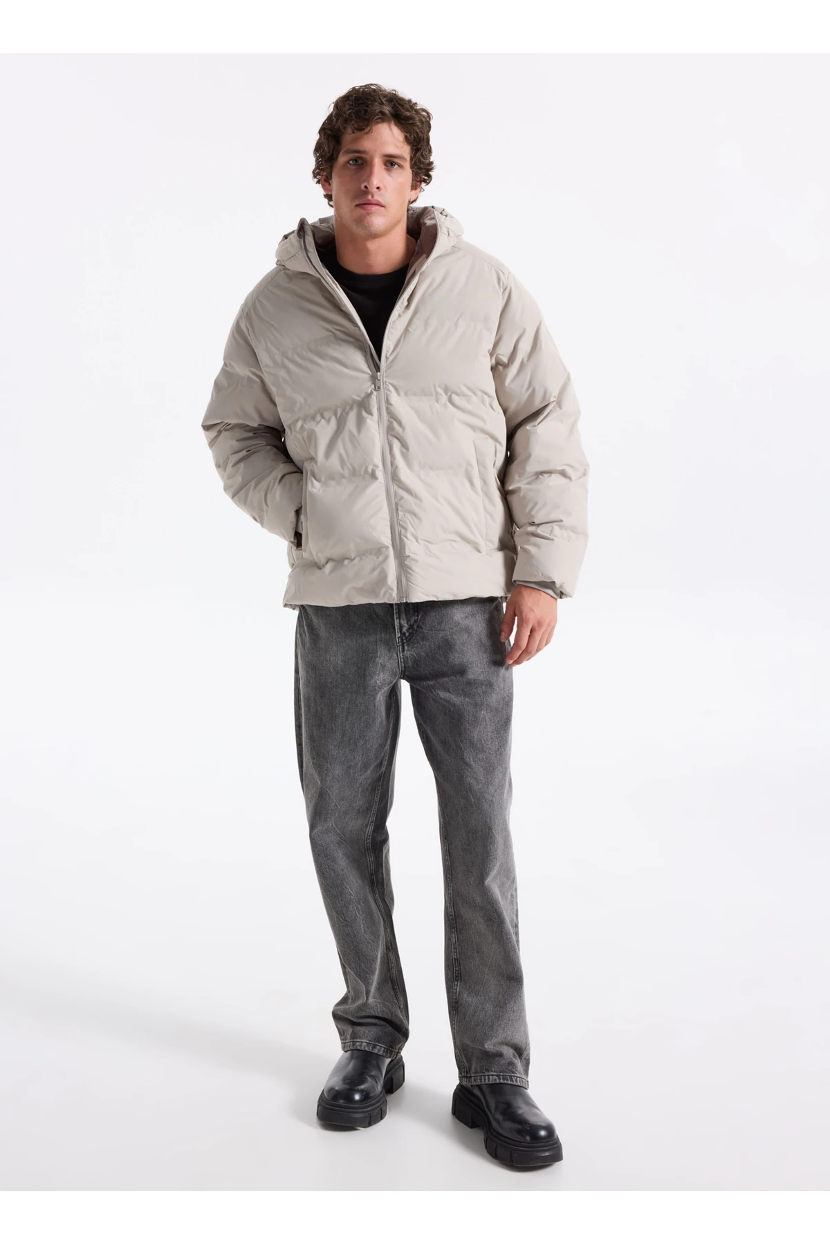 Jack & Jones JJESOHO PUFFER Erkek Mont 12278749