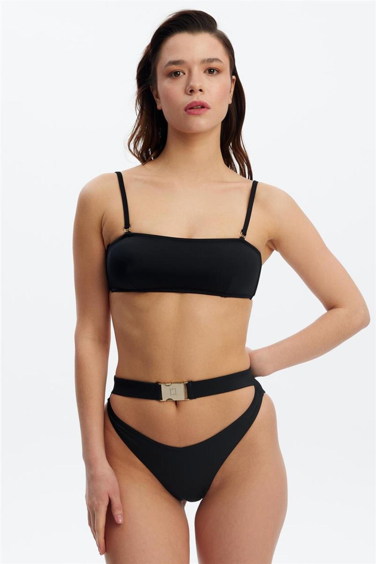 Louren Tokalı Straplez Bikini Takım B1726