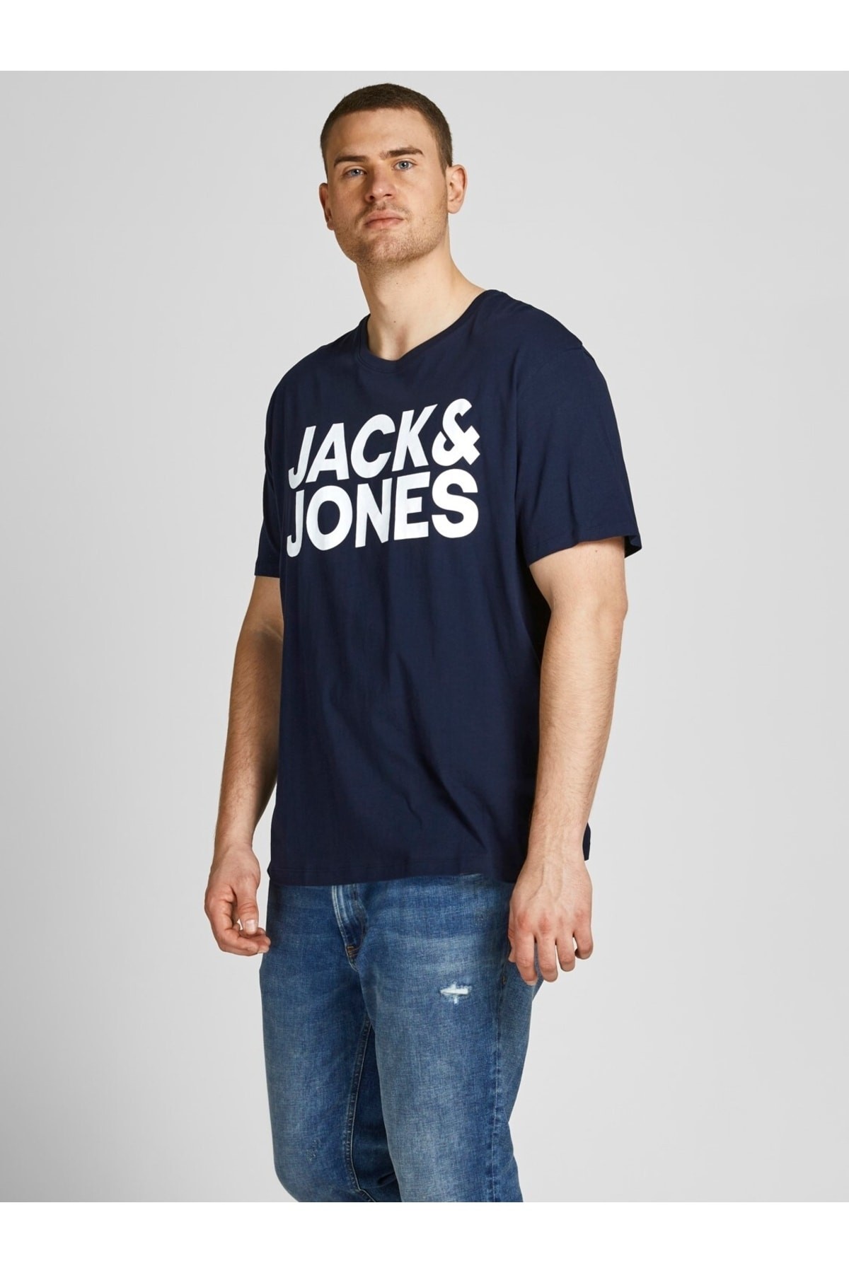 Jack & Jones Jjecorp Logo Tee Erkek Büyük Beden T-Shirt