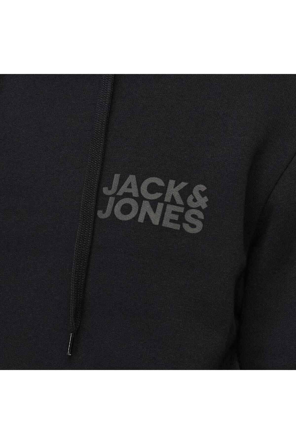 Jack & Jones Jjecorp Logo Sweat Hood Noos Erkek Hoodie Sweatshirt 12152840