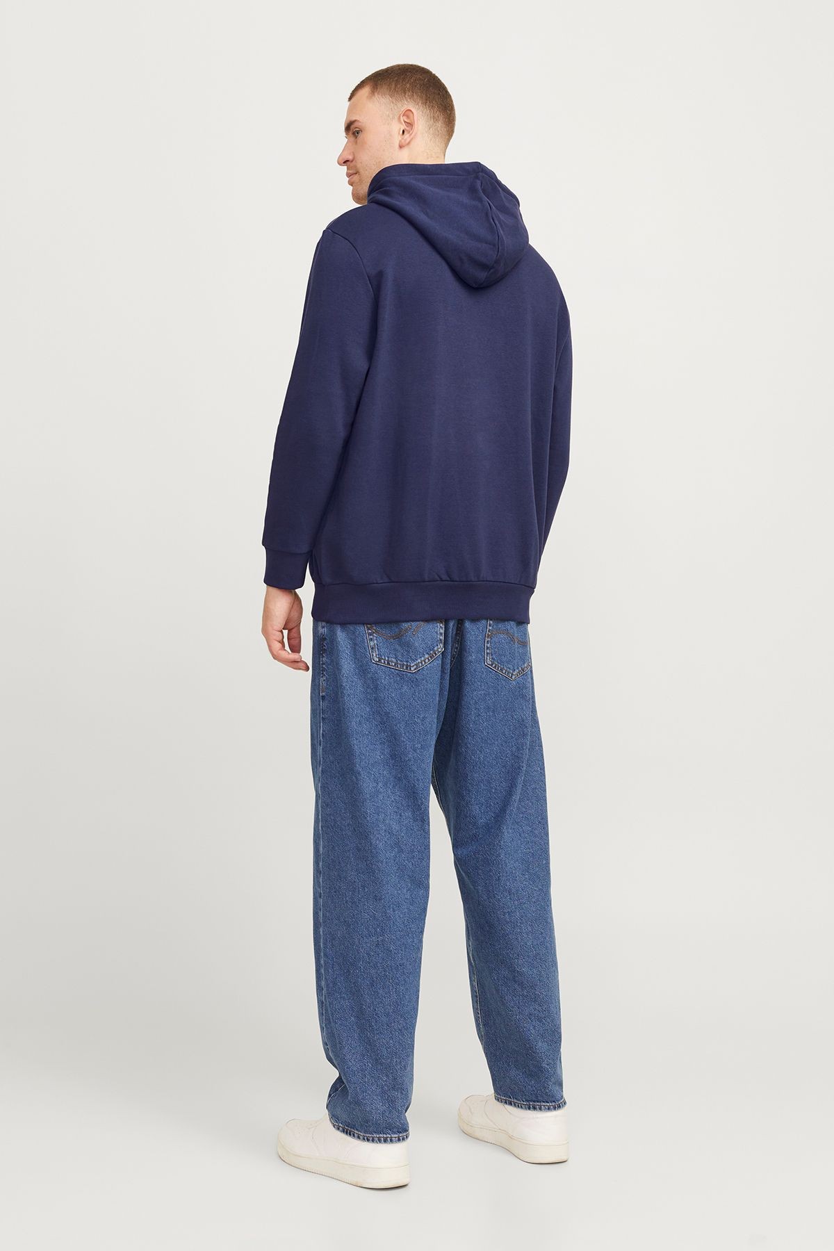 Jack & Jones JJECALEB Erkek Büyük Beden Sweatshirt 12258867