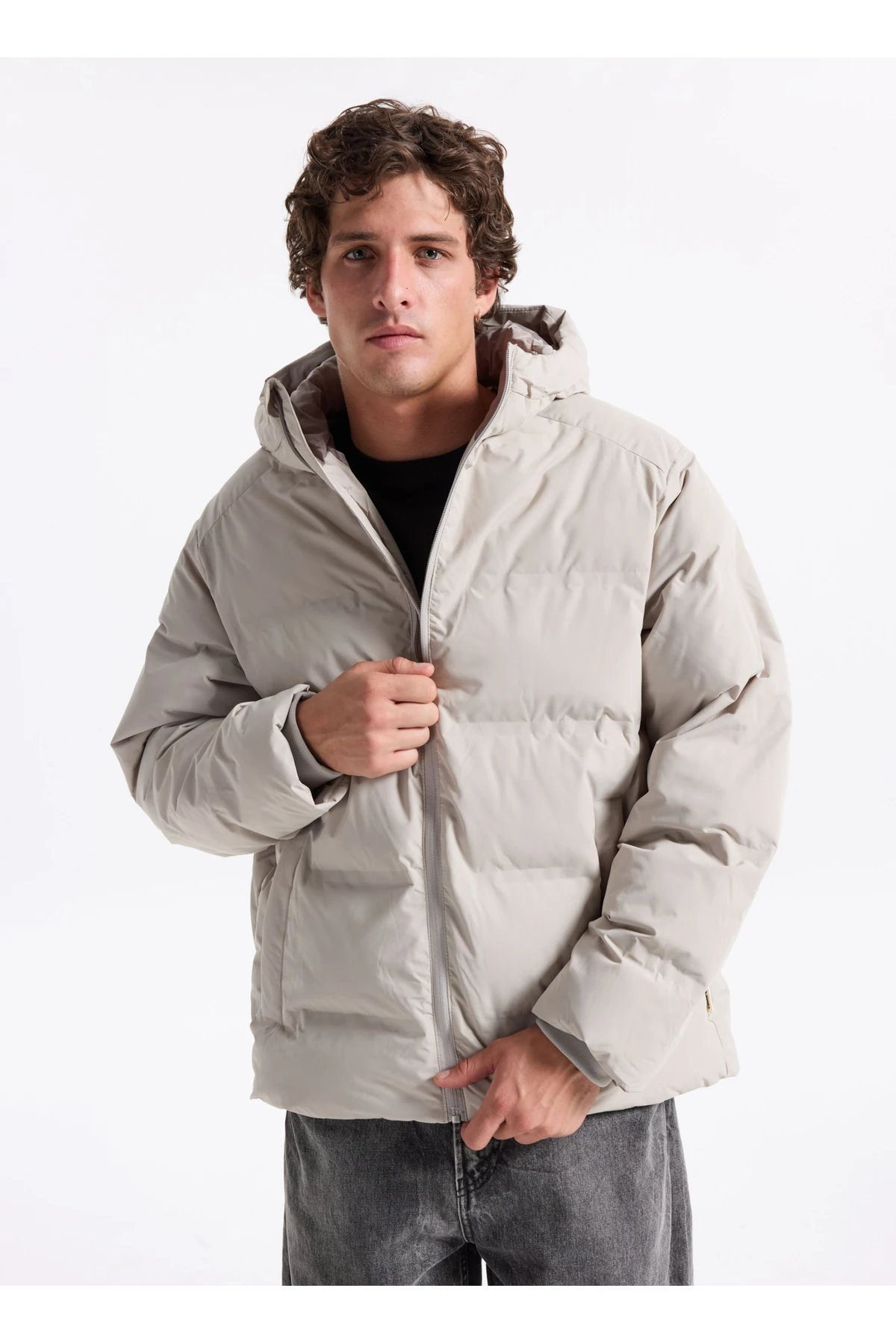 Jack & Jones JJESOHO PUFFER Erkek Mont 12278749