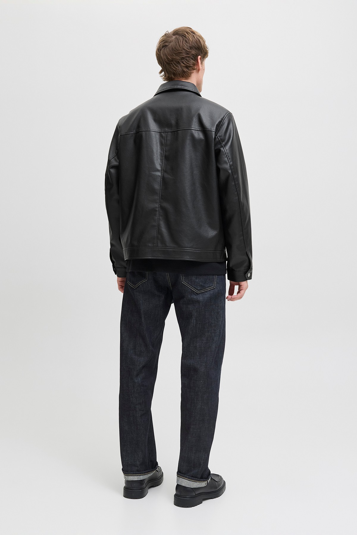 Jack & Jones Jjecasablanca Pu Jacket Erkek Deri Ceket 12278839