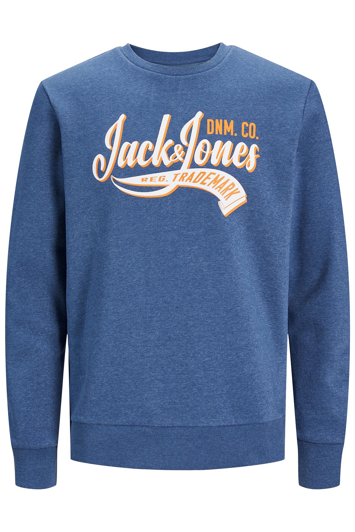 Jack & Jones JJELOGO Erkek Sweatshirt 12248394 - Ensign Blue