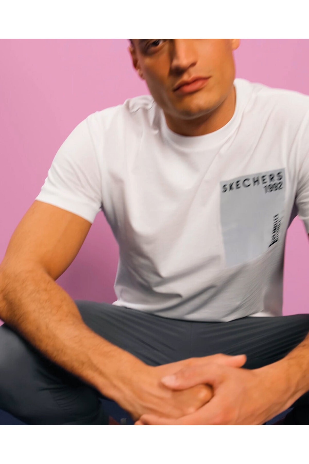 Skechers Go Run Consistent Erkek Gri Koşu Ayakkabısı 220034-GYNV