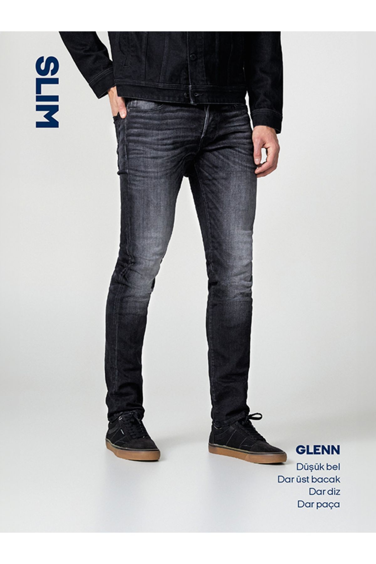 Jack & Jones Erkek Kot Pantolon Glenn Original 330 Slim Fit Jean