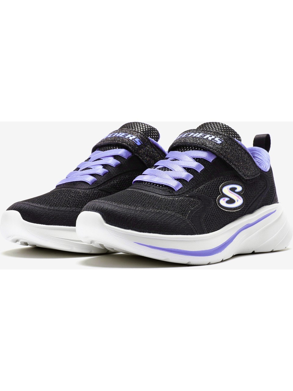 Skechers Wave 92 Büyük Kız Çocuk Siyah Spor Ayakkabı 303557L Blk
