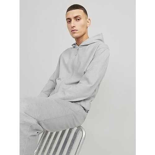 Jack & Jones Jcocloud Sweat Zıp Hood Tam Fermuarlı Kapüşonlu Sweat 12253764-LI