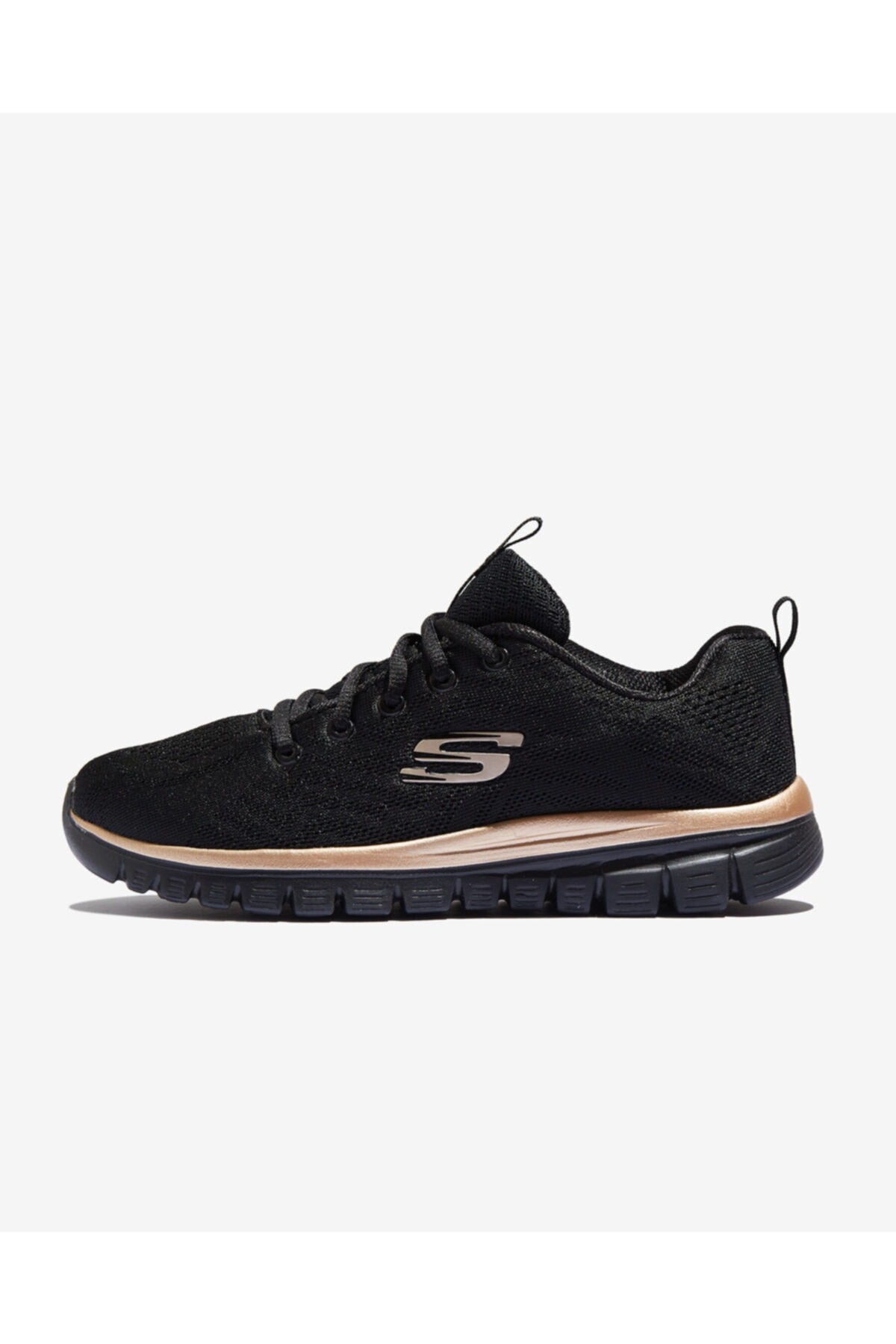 Skechers Graceful-Get Connected Kadın Siyah Spor Ayakkabı 12615-BKRG