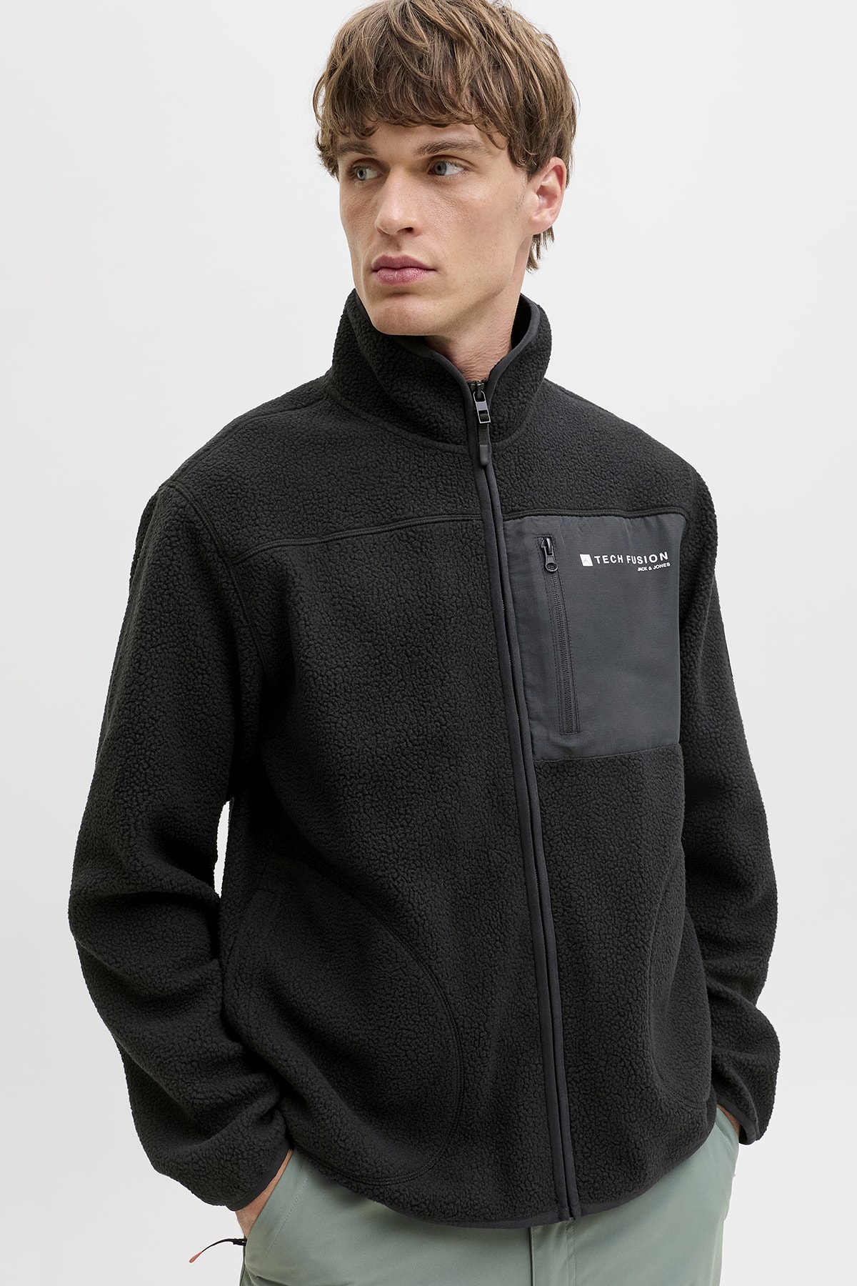 Jack & Jones Jjalpes Teddy Jacket Erkek Peluş Mont 12284827