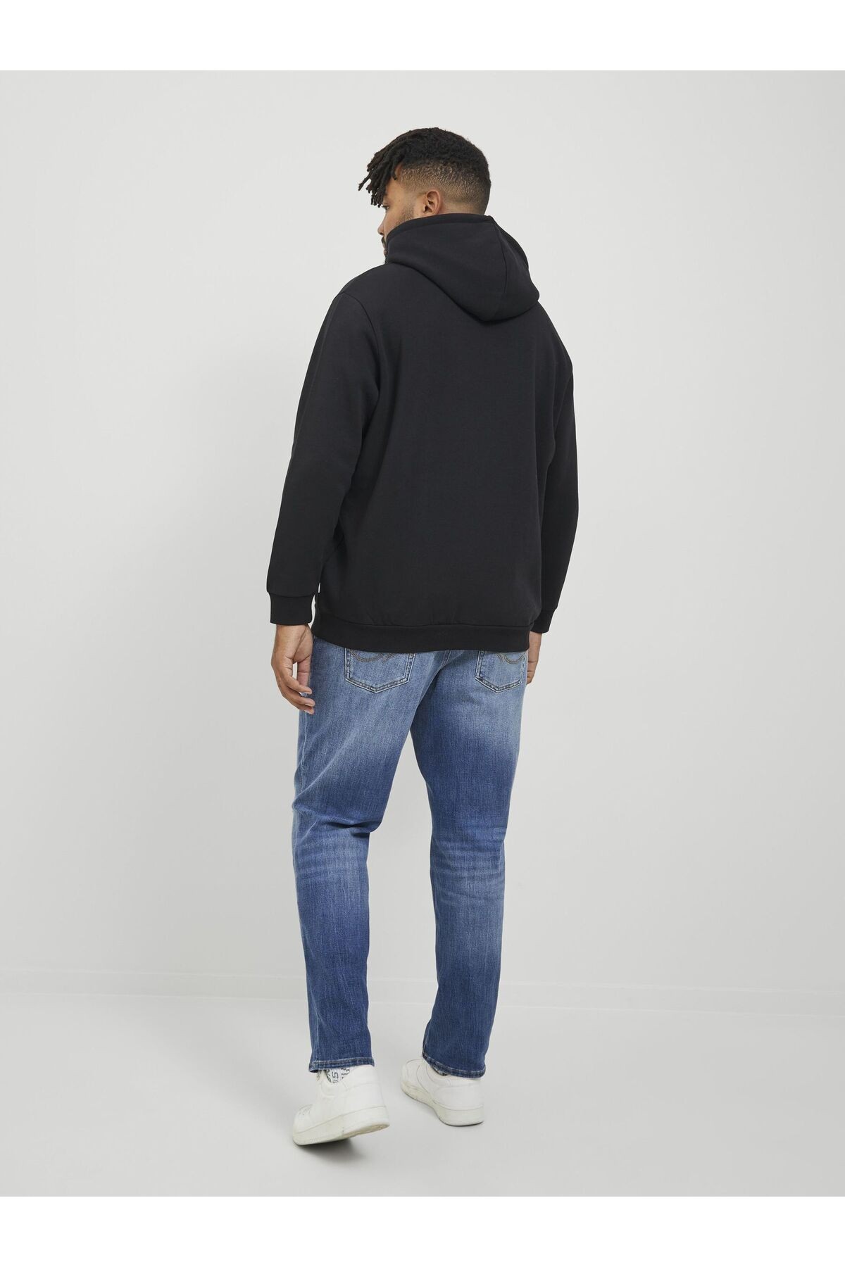 Jack & Jones Breadly Plus Erkek Kapşonlu Sweatshirt 12250595