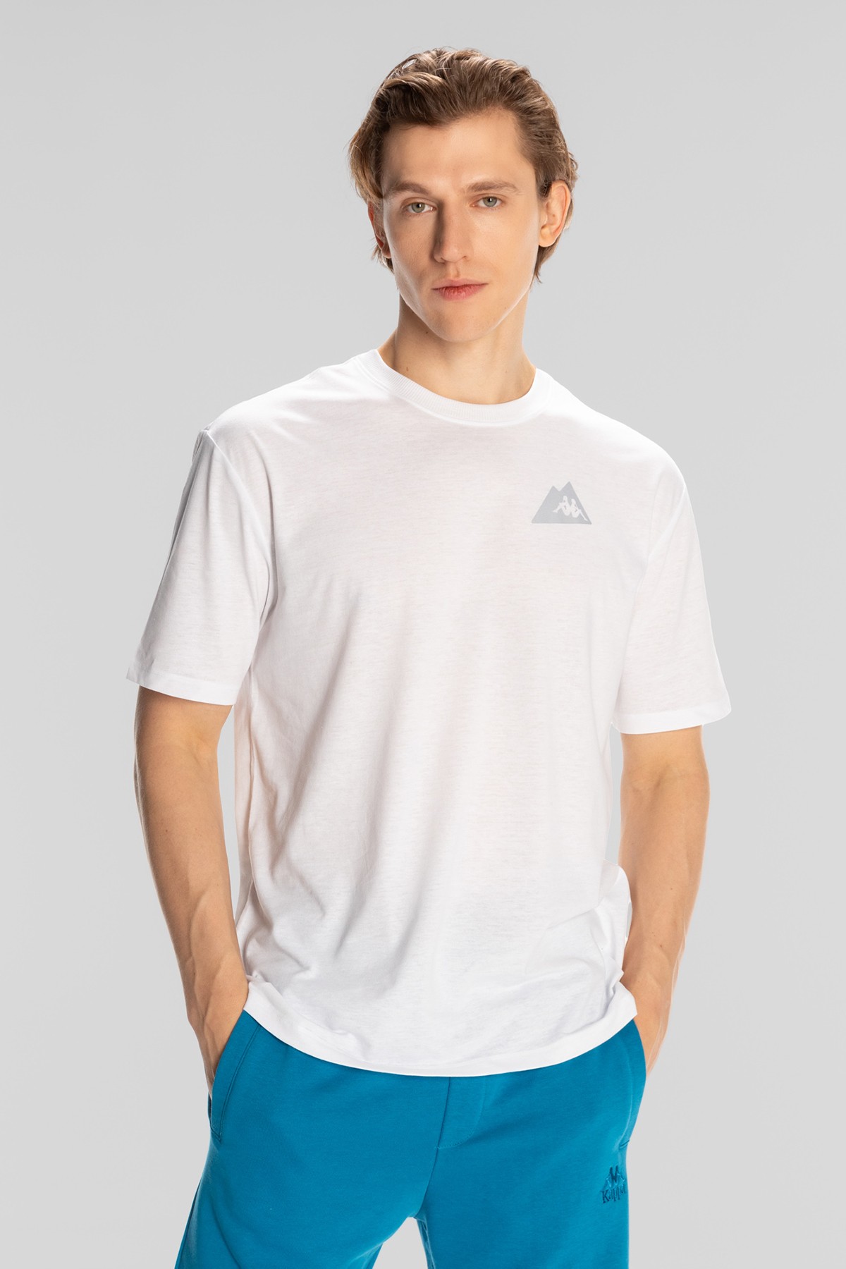 Kappa Kunio 321X71W Erkek T-Shirt - White