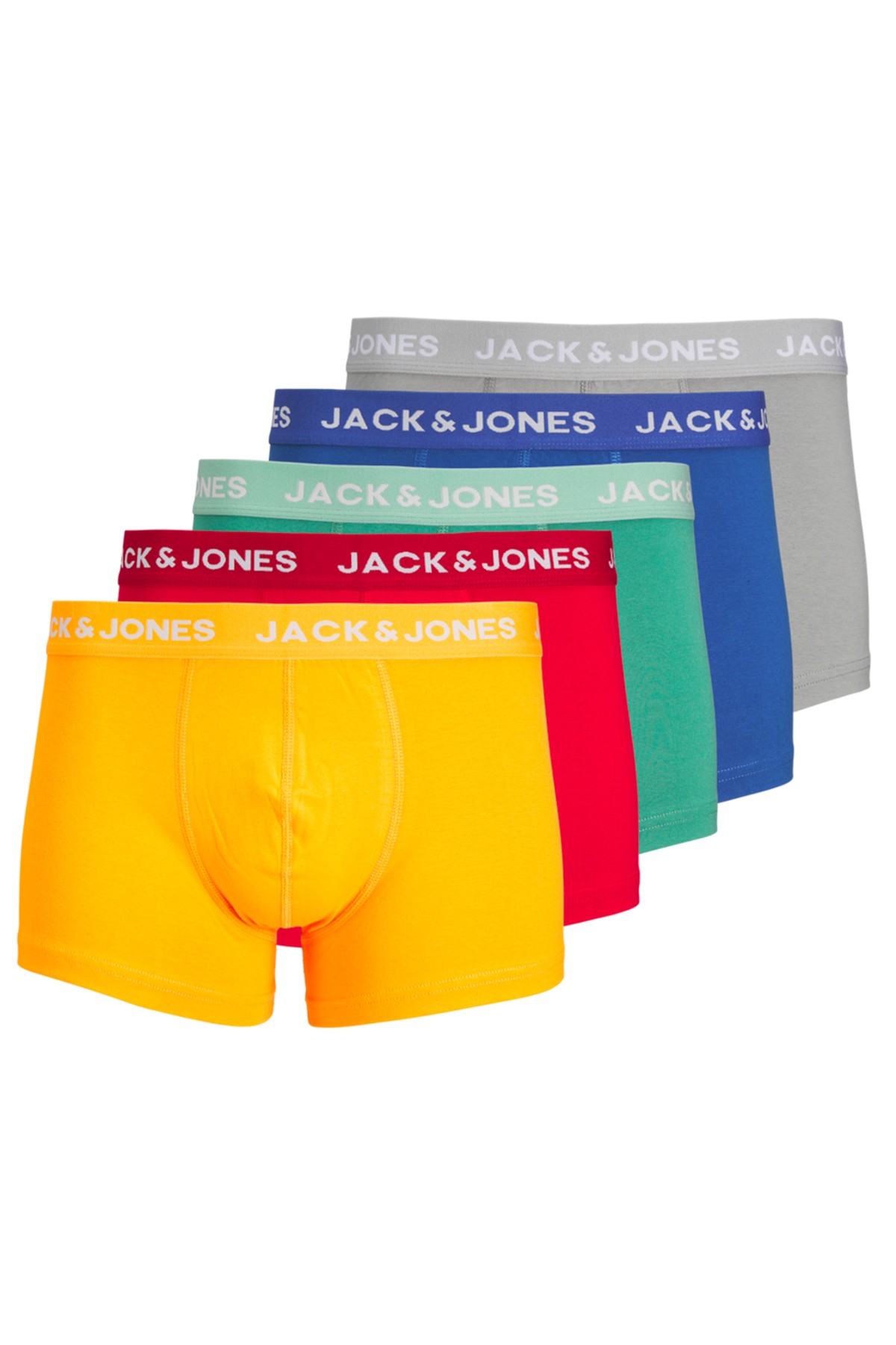 Jack & Jones Jaclarry Solid Trunks 5 Pack Erkek 5'li Boxer
