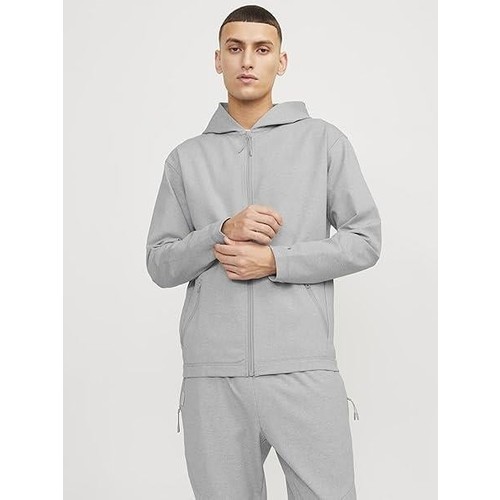 Jack & Jones Jcocloud Sweat Zıp Hood Tam Fermuarlı Kapüşonlu Sweat 12253764-LI