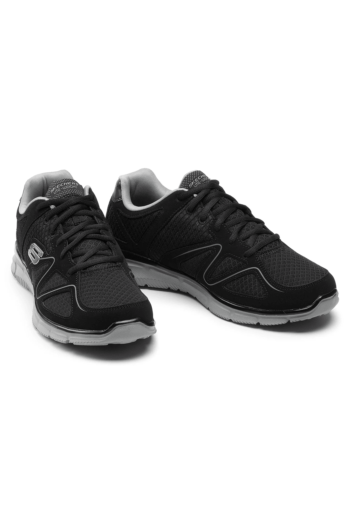 Skechers Erkek Spor Ayakkabı Satisfaction- Flash Point 58350 BKGY