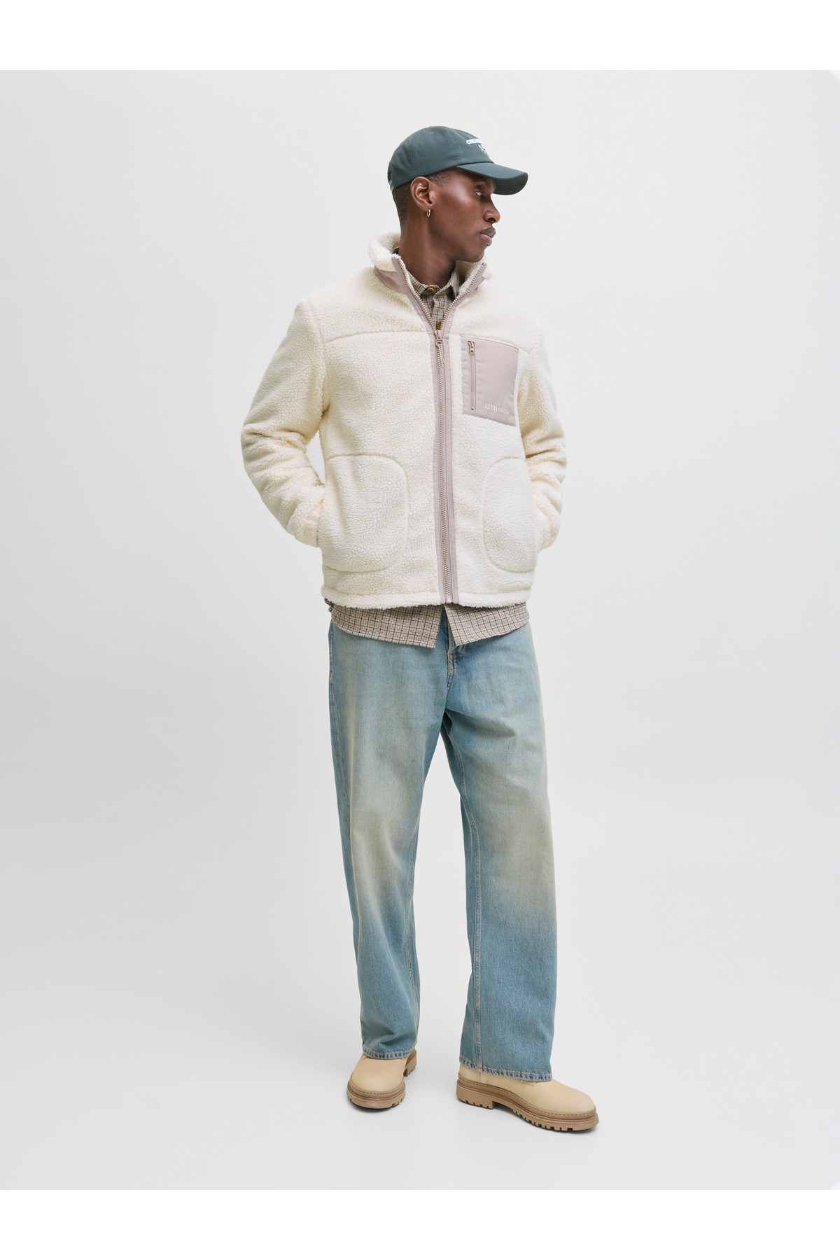 Jack & Jones Jjesoho Teddy Jacket Erkek Peluş Mont 12278784