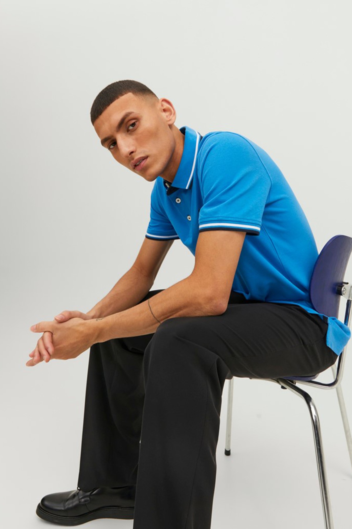 Jack & Jones JJEPAULOS POLO SS 12136668 Erkek Polo Yaka T-Shirt