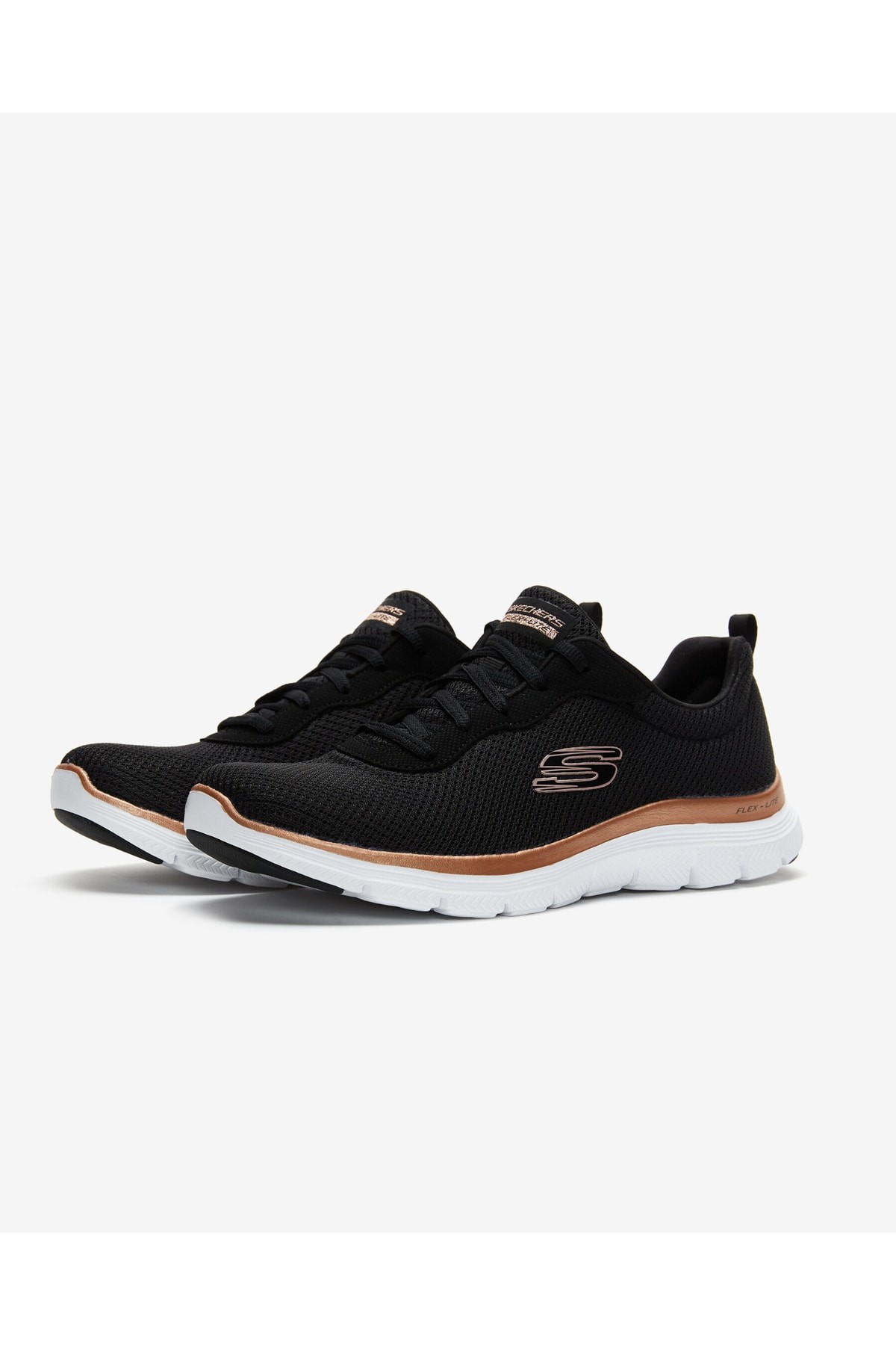 Skechers Flex Appeal 4.0 Brilliant V Kadın Siyah Spor Ayakkabı 149303-BKRG