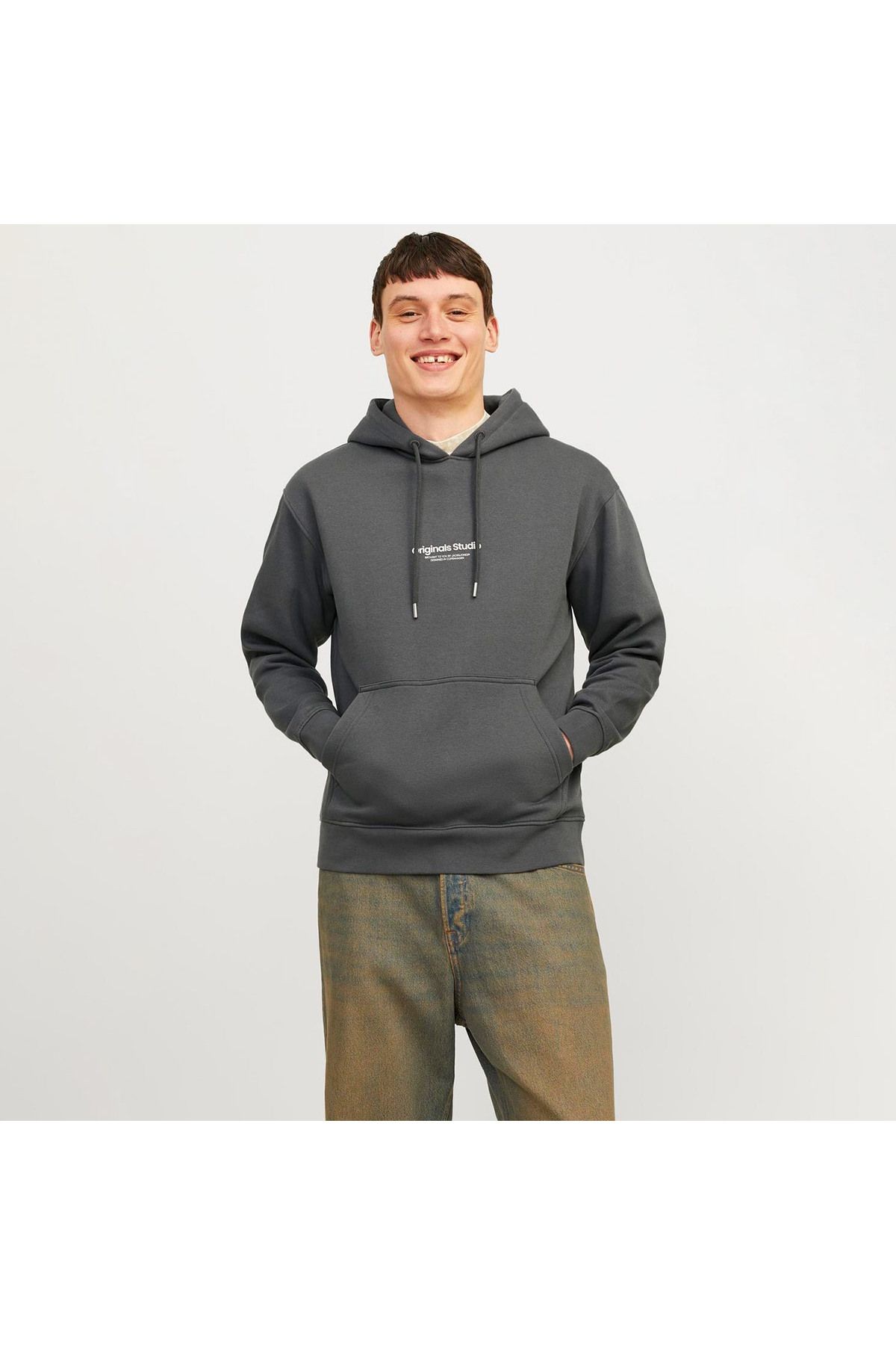 Jack & Jones Jorvesterbro Erkek Kapüşonlu Sweatshirt 12241687