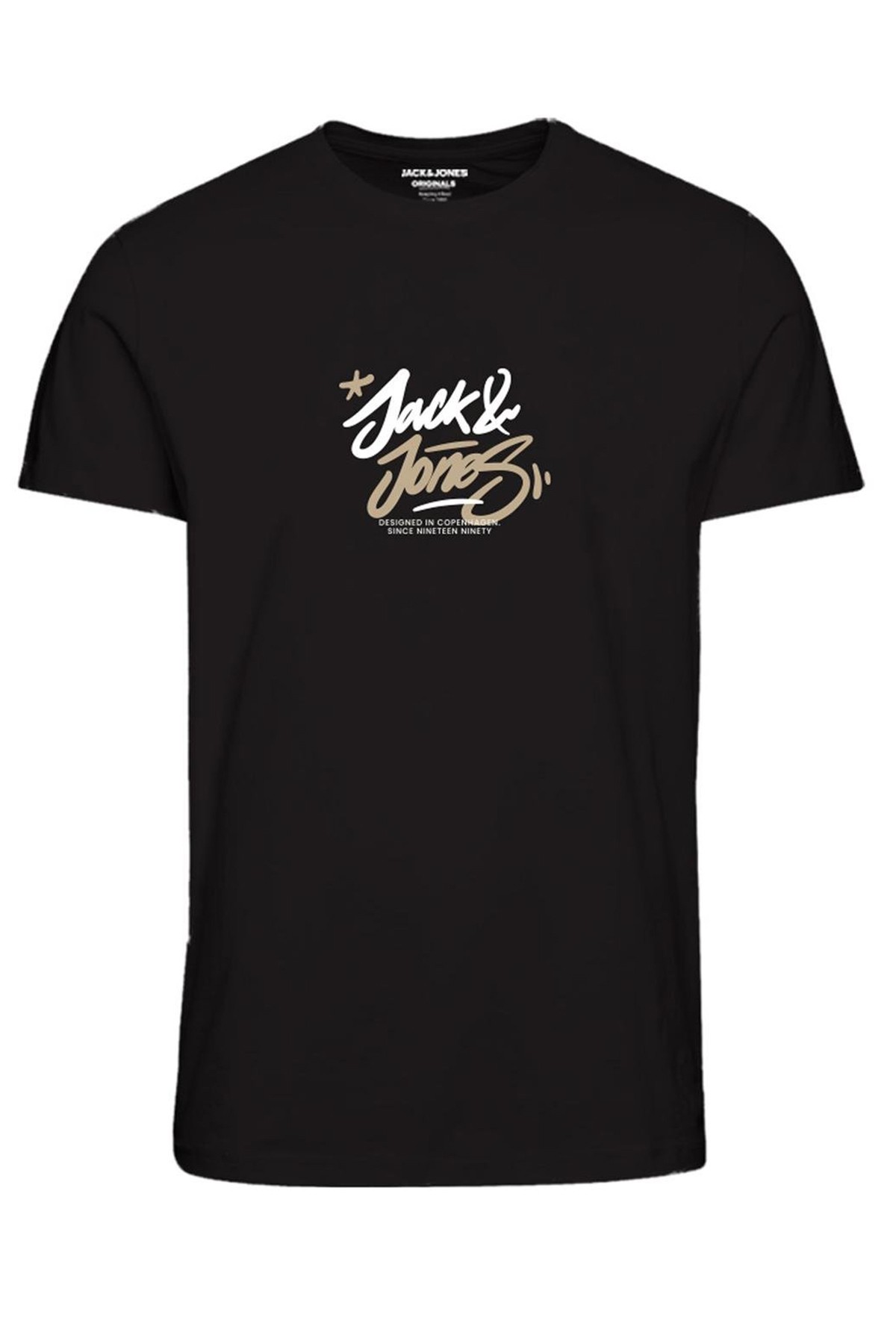 Jack & Jones Jorsequoia Erkek T-Shirt 12258061 - Black