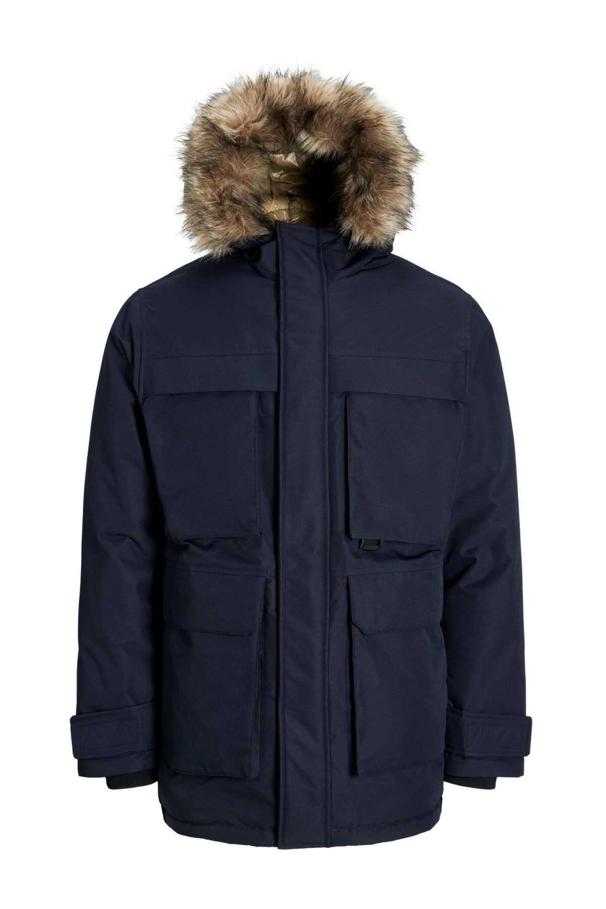 Jack & Jones Jjstar Erkek Parka 12256892 - Dark Navy