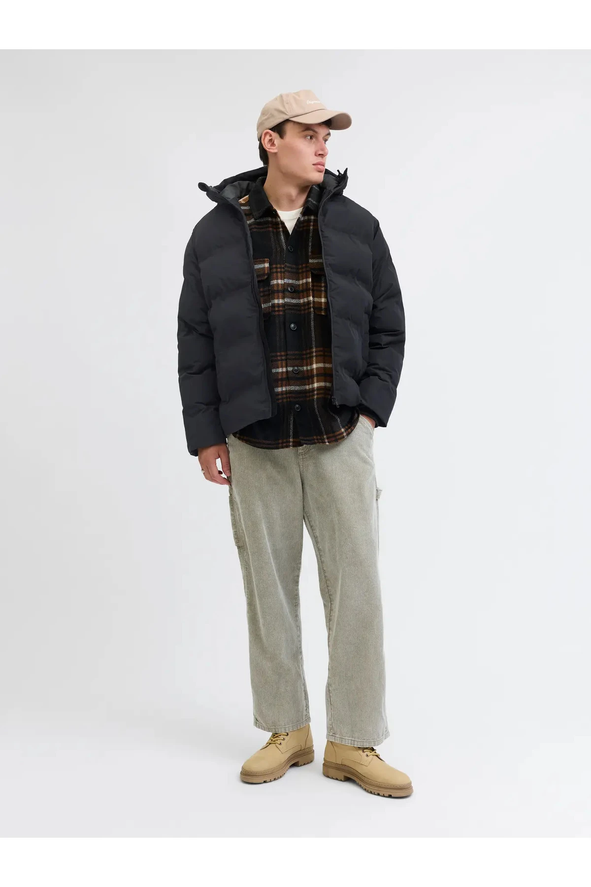 Jack & Jones JJESOHO PUFFER Erkek Mont 12278749