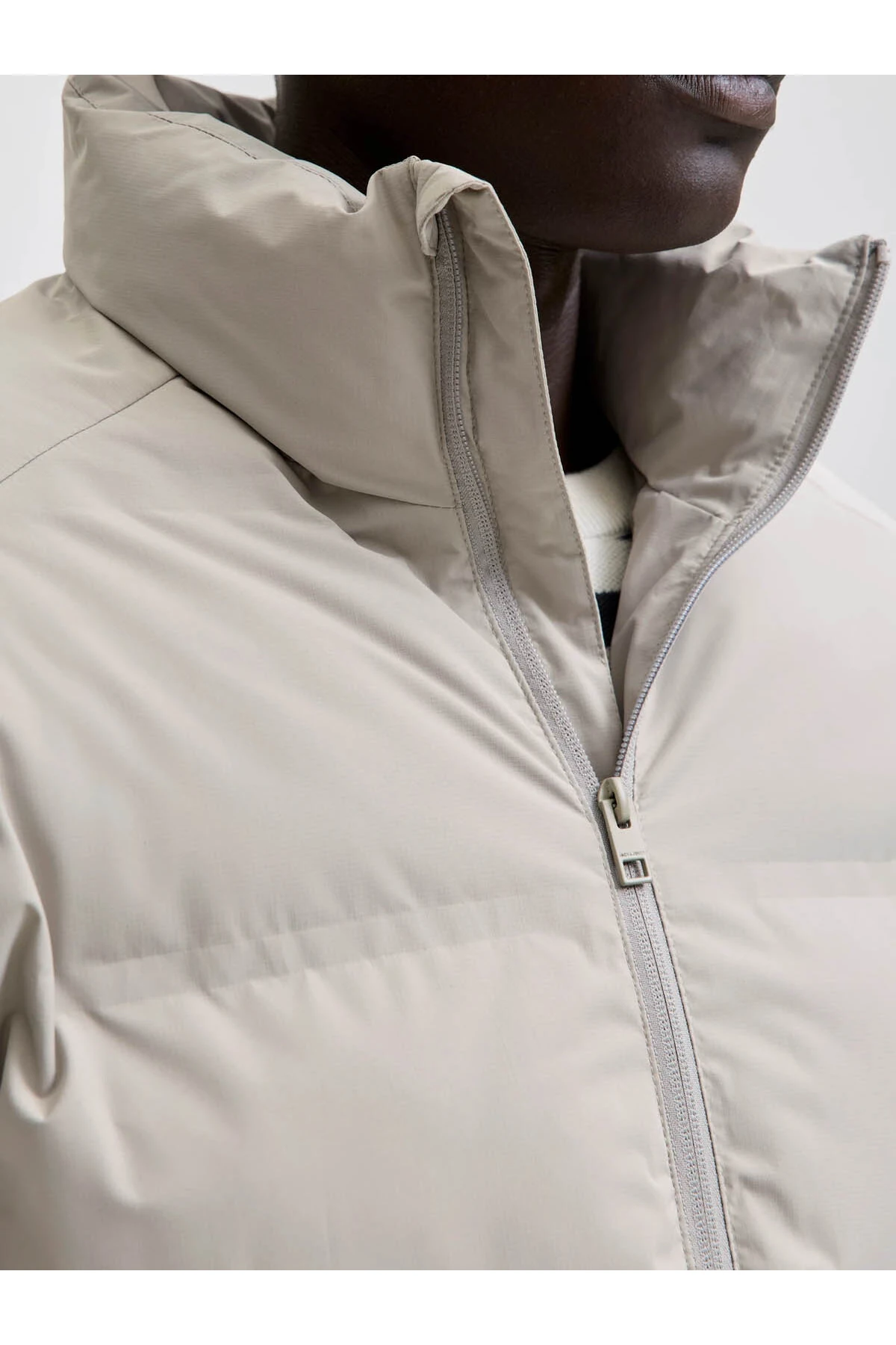 Jack & Jones Jjesoho Puffer Gri Erkek Mont 12278750