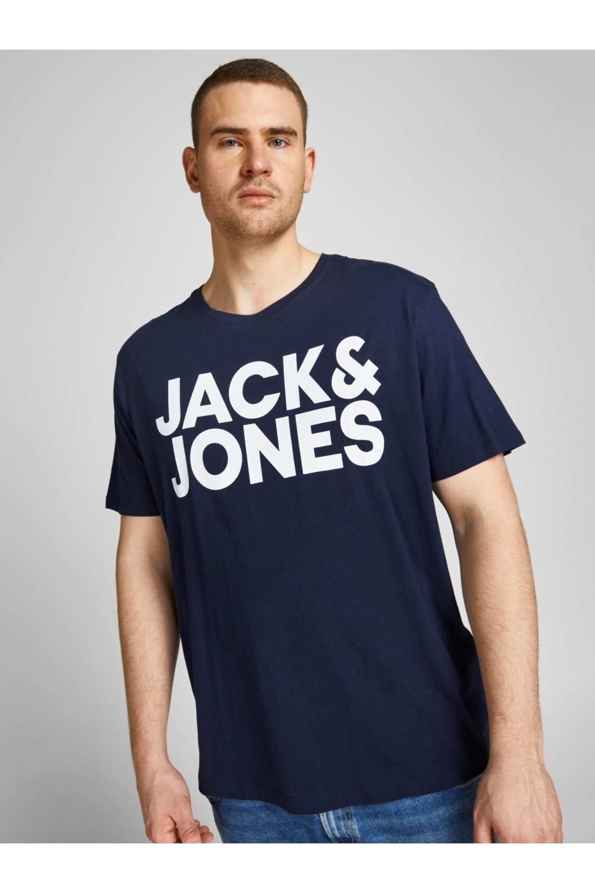 Jack & Jones Jjecorp Logo Tee Erkek Büyük Beden T-Shirt