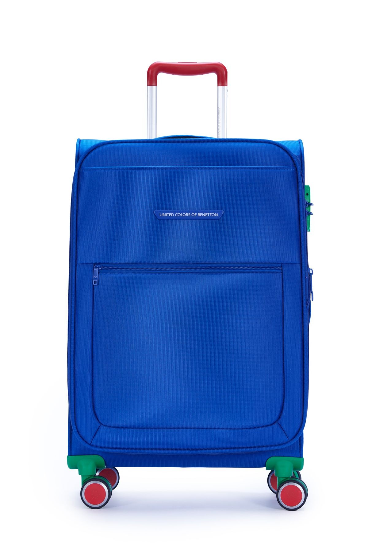 United Colors Of Benetton Orta Boy Kumaş Valiz Saks Mavi Bnt2800