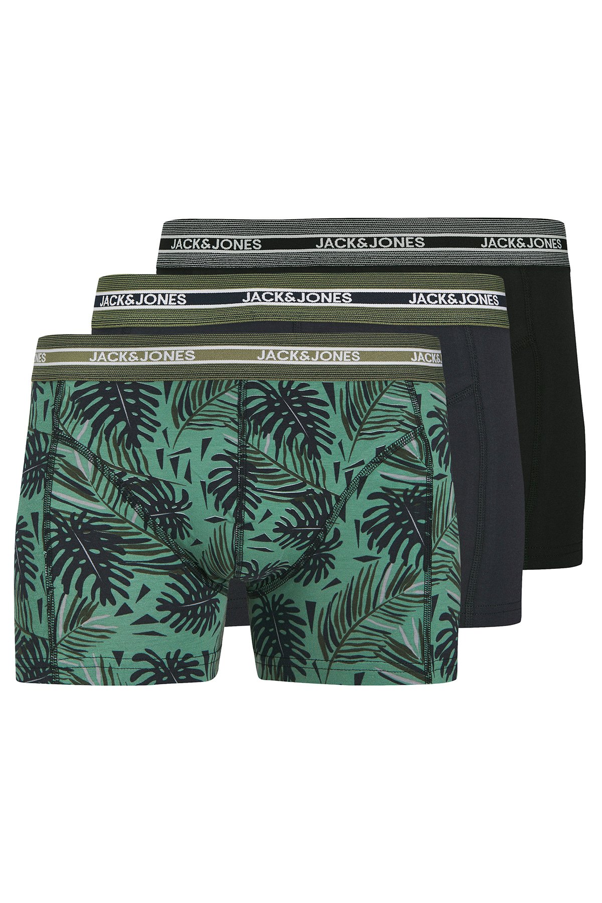 Jack & Jones Jacezra Leaves Trunks Erkek 3'lü Boxer 12279501